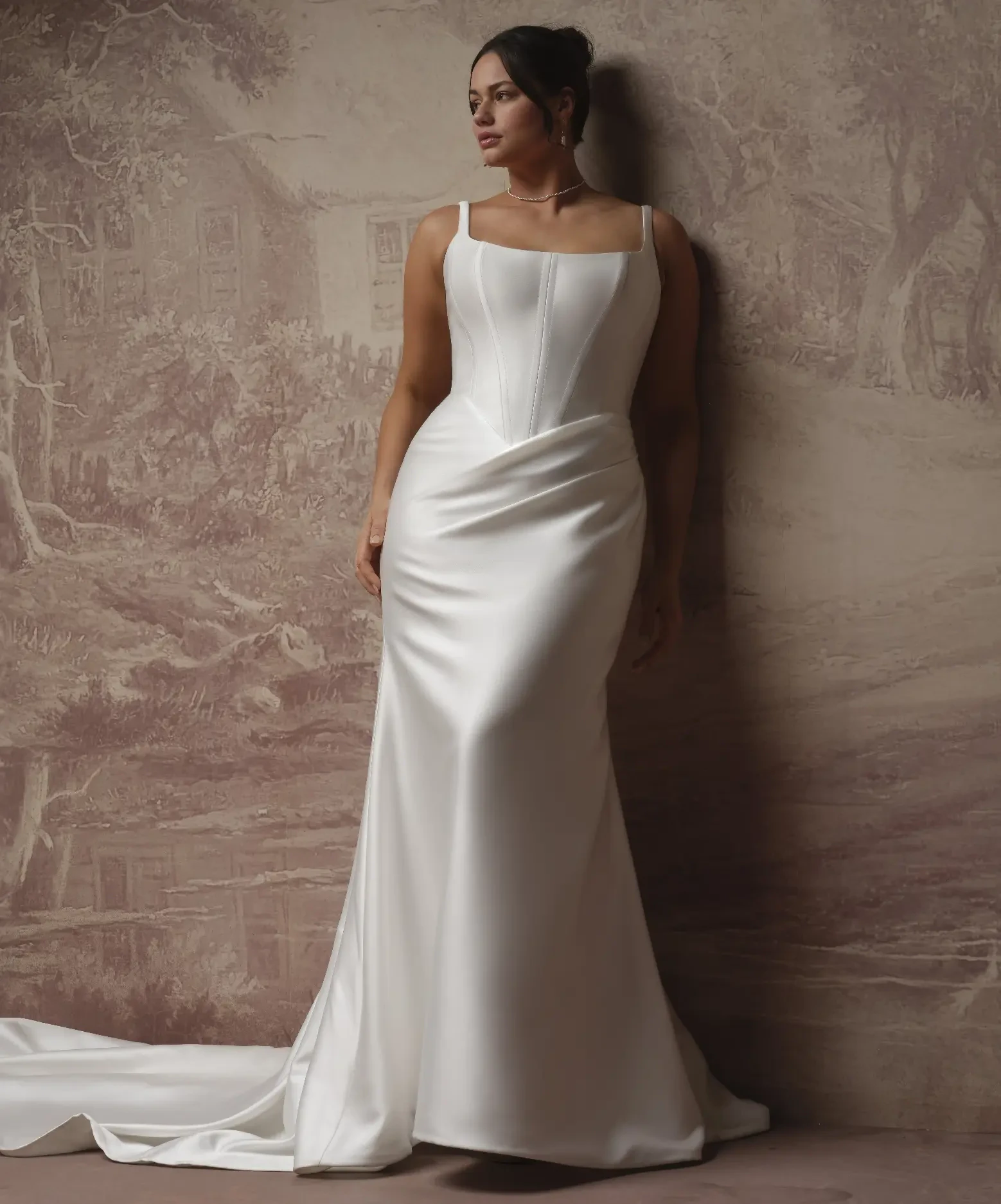 bridesmaid dresses for big hips Plus Sized Wedding & Bridal Gowns The sheath COUNTSRS1-30 TOP 10 BEST High Size:2XL (Sizes 16-18)