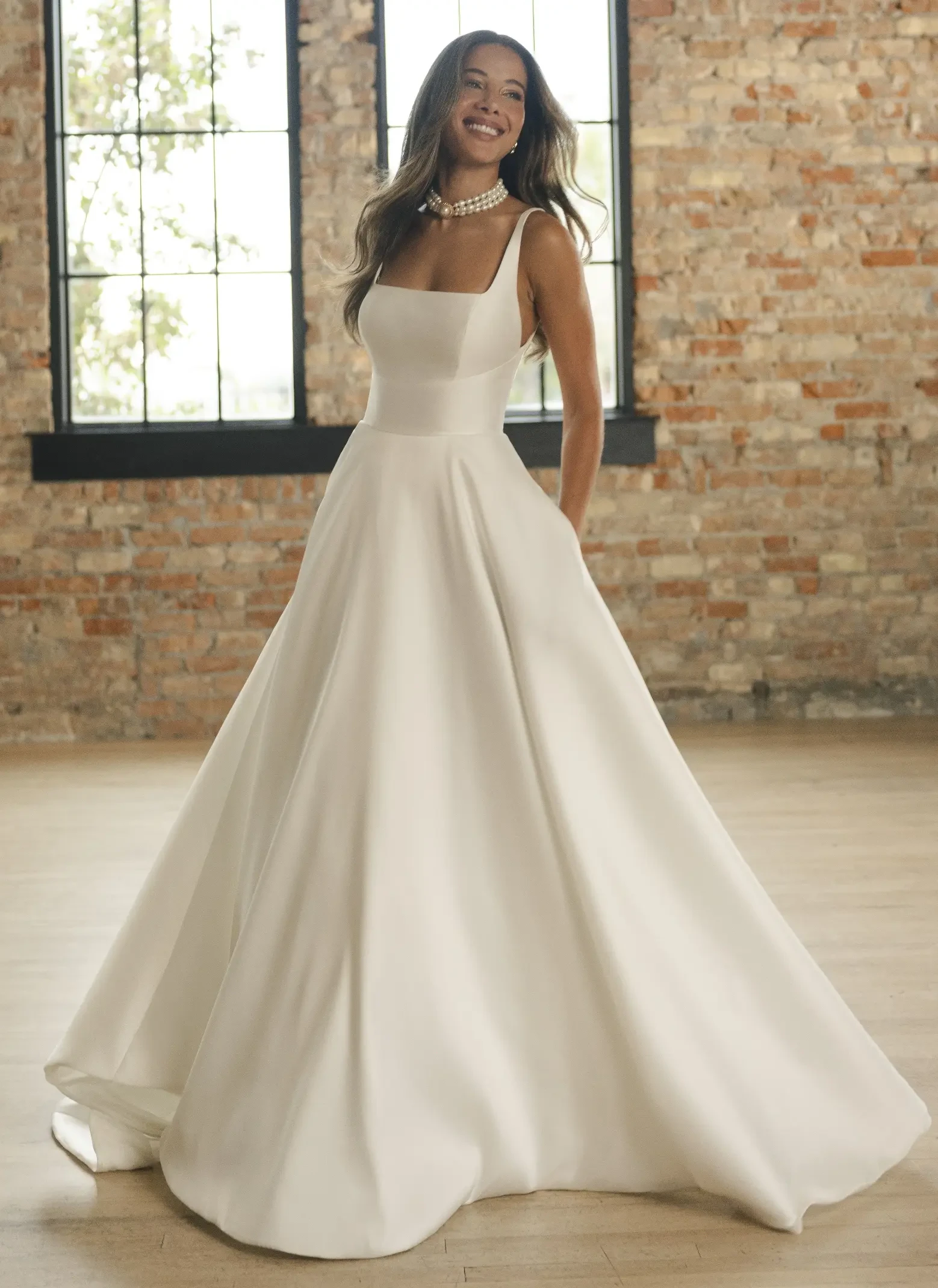 show me bridal dresses Elegant Simple Wedding Color:Silk Faille Navy The bodice and skirt Edition pre fall 24 Buy 100% Cotton Puff