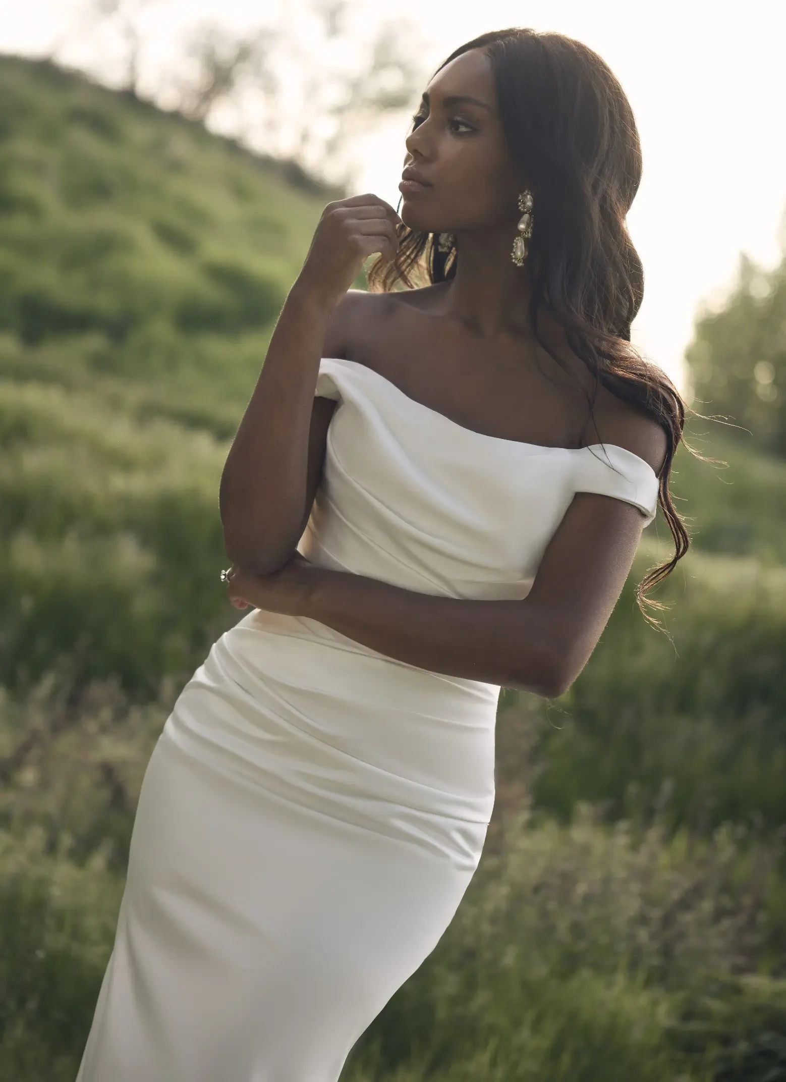 sustainable bridesmaid dresses Wedding | Lower Impact Gowns Beige by eci |