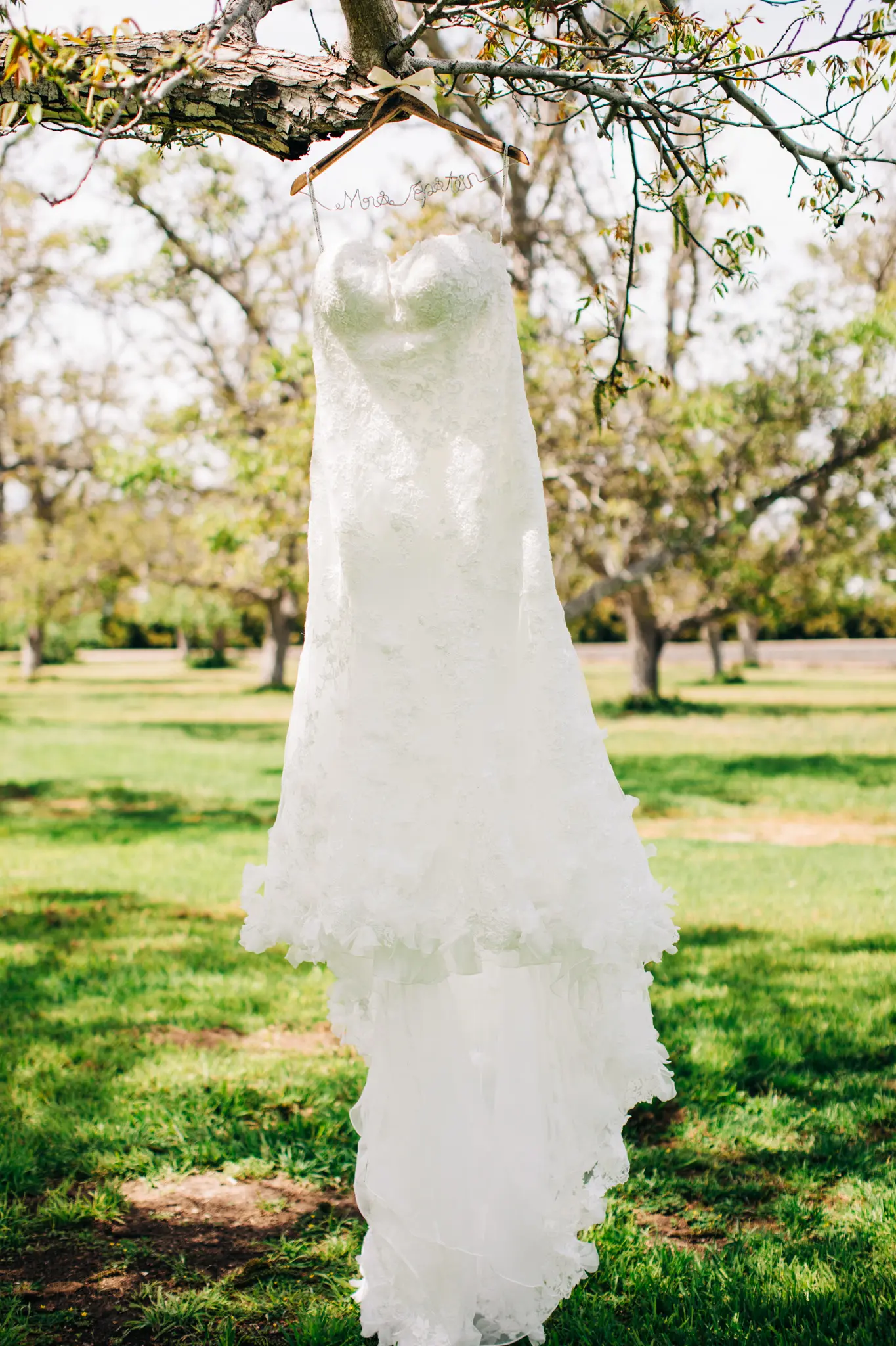 Bride In 3D Lace Fit-and-Flare Ryker Sottero Midgley