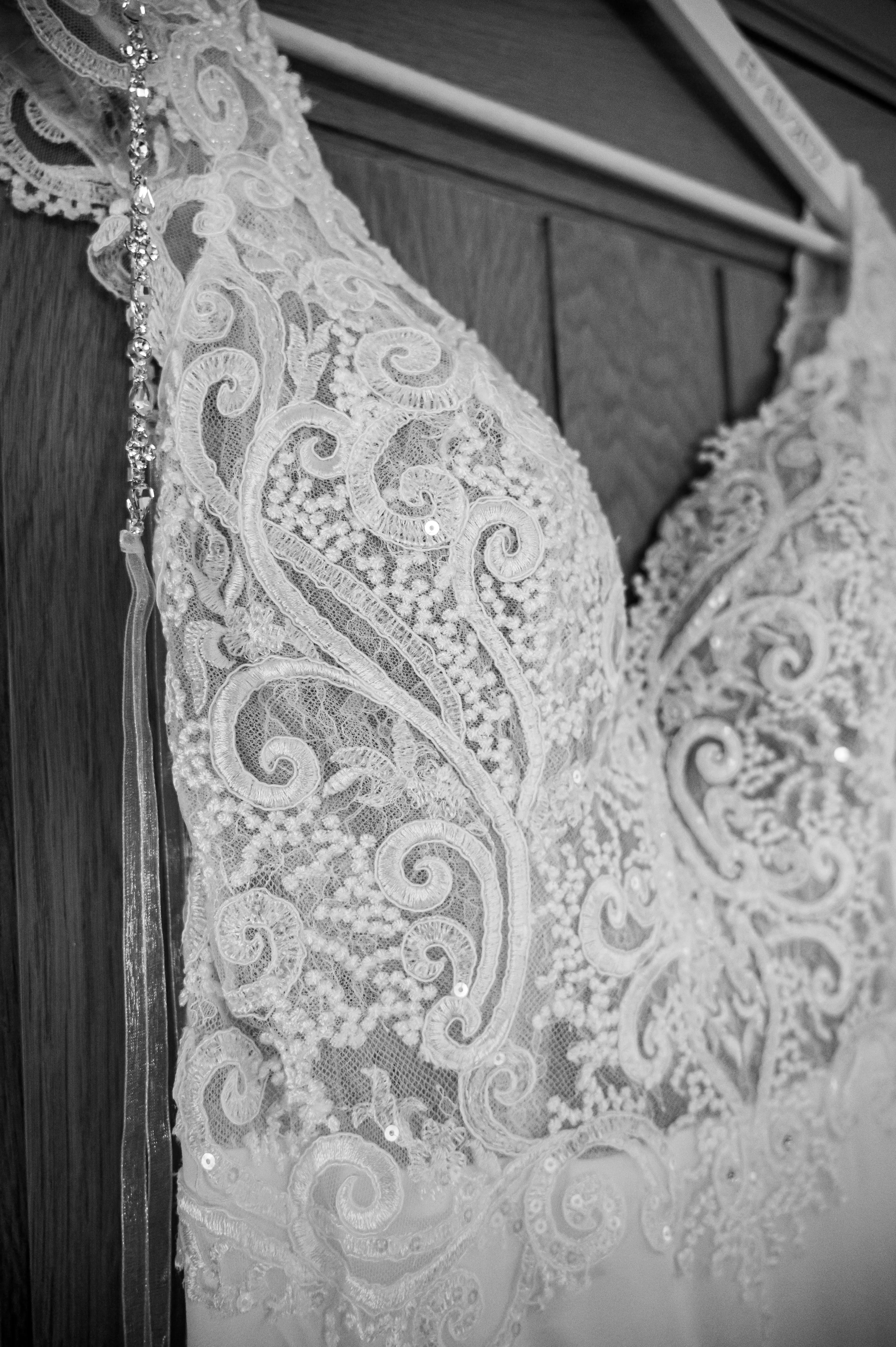 Real Bride's Romantic Cap-Sleeve Chiffon Wedding Gown with Sweetheart Neckline Called June by Maggie Sottero