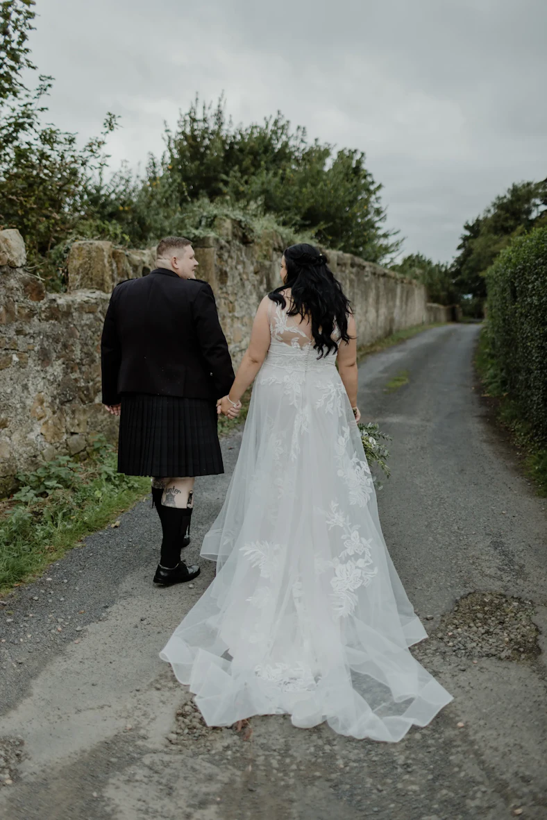 Priscilla Romantic Tulle A-line Wedding Gown | Rebecca Ingram