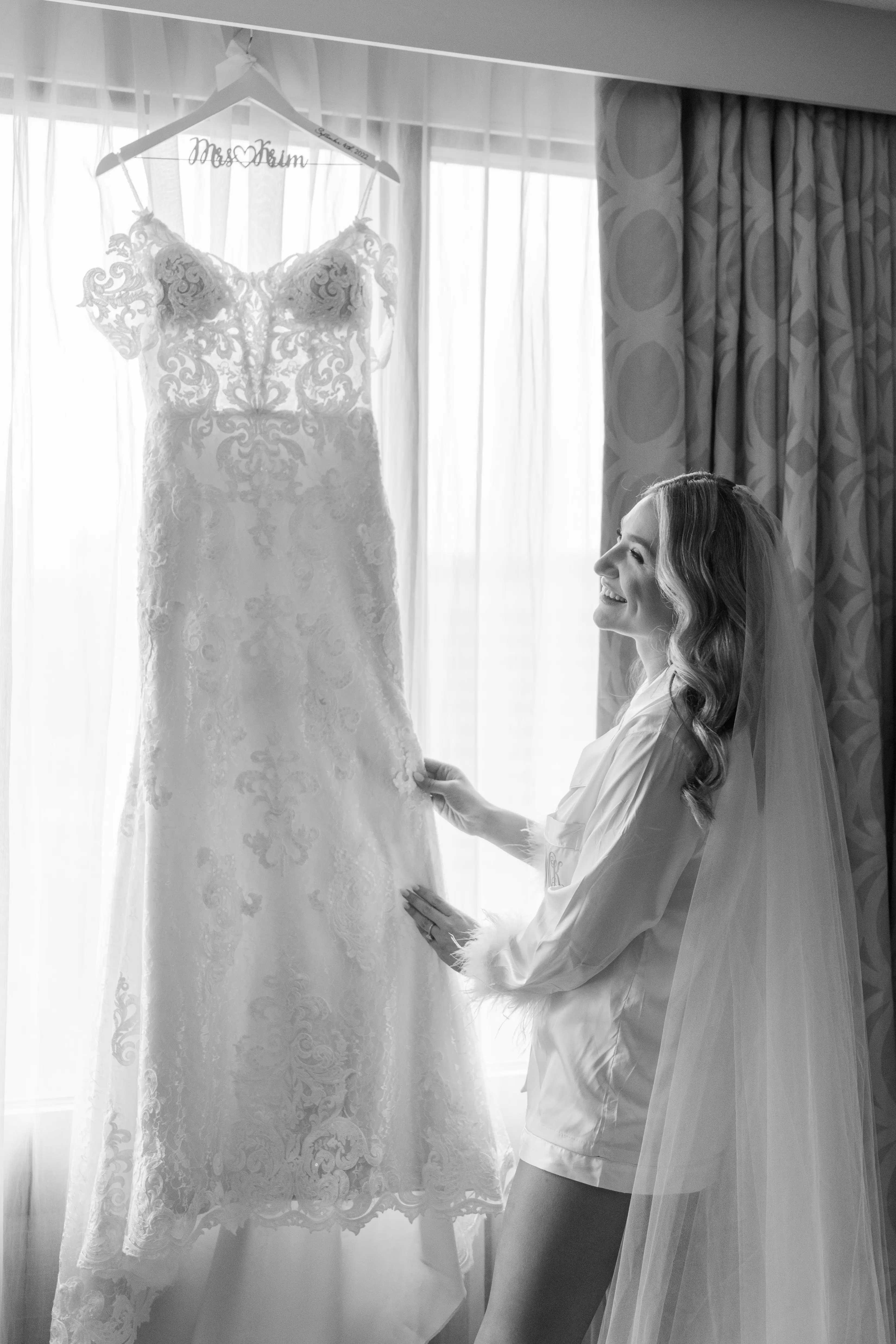 Bride With Lace Sheath Wedding Dress Tuscany Lynette By Maggie Sottero