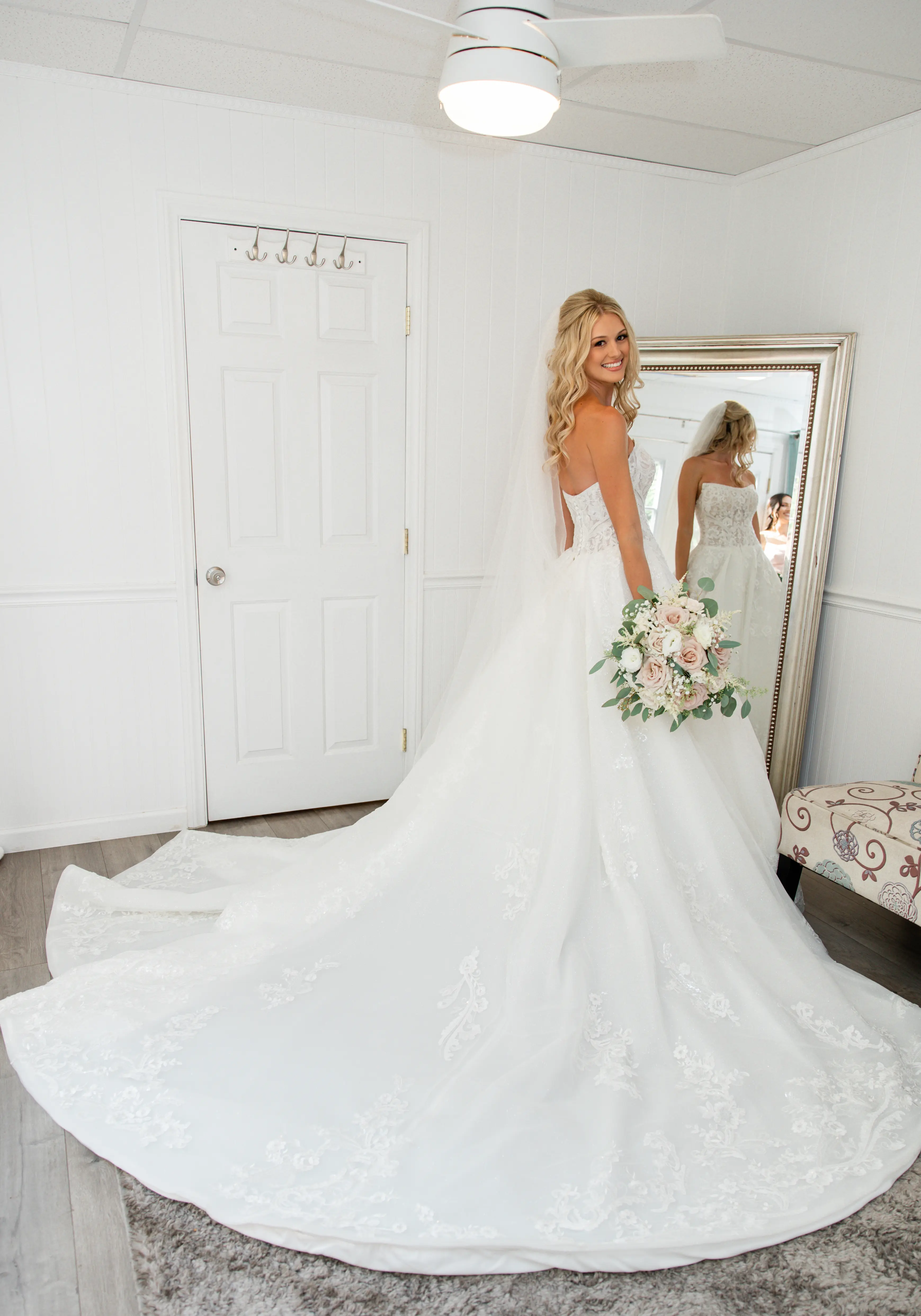 Bride In Lace Ballgown Wedding Dress Called Norvinia By Sottero And Midgley