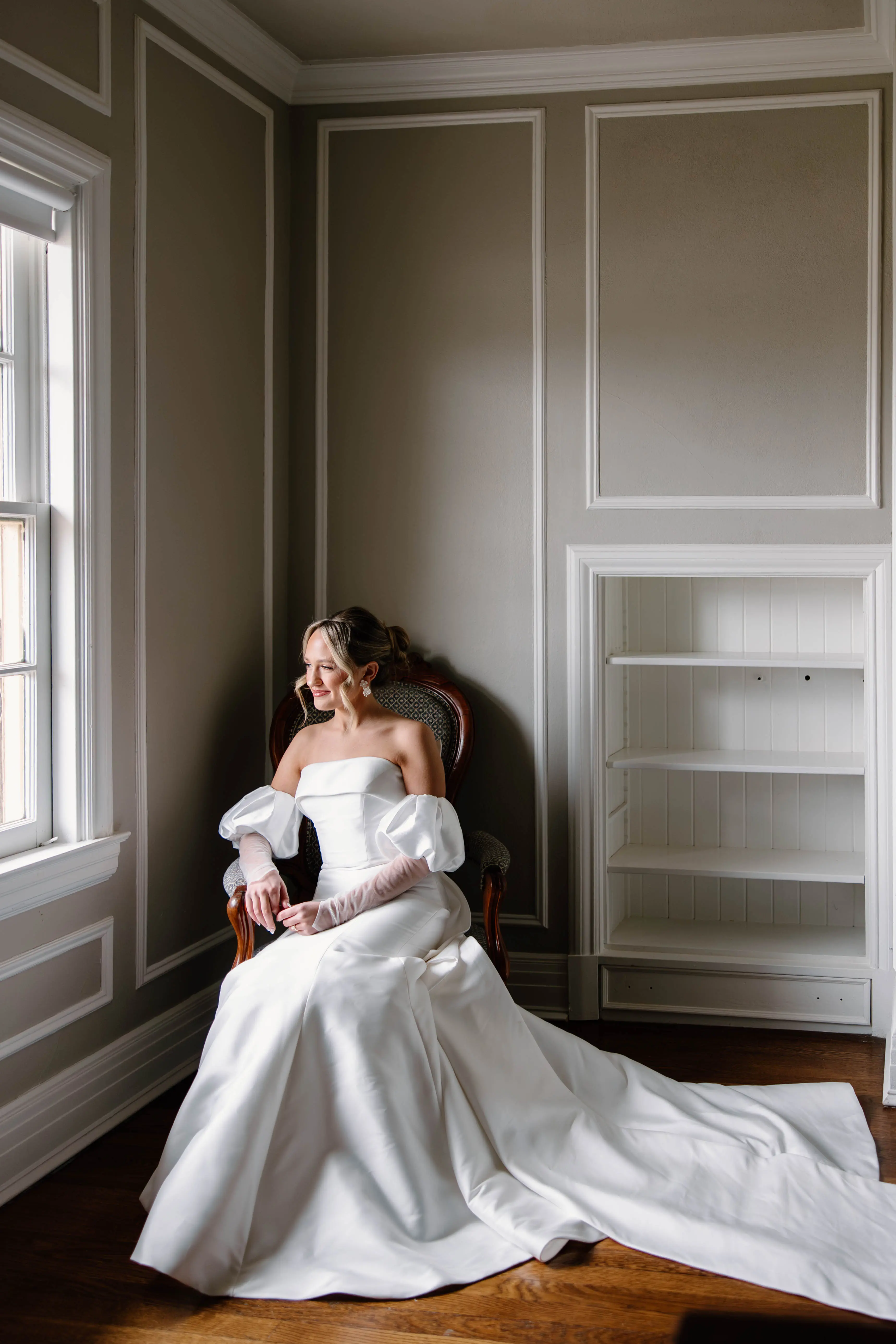 Bride wearing Mitchell by Maggie Sottero