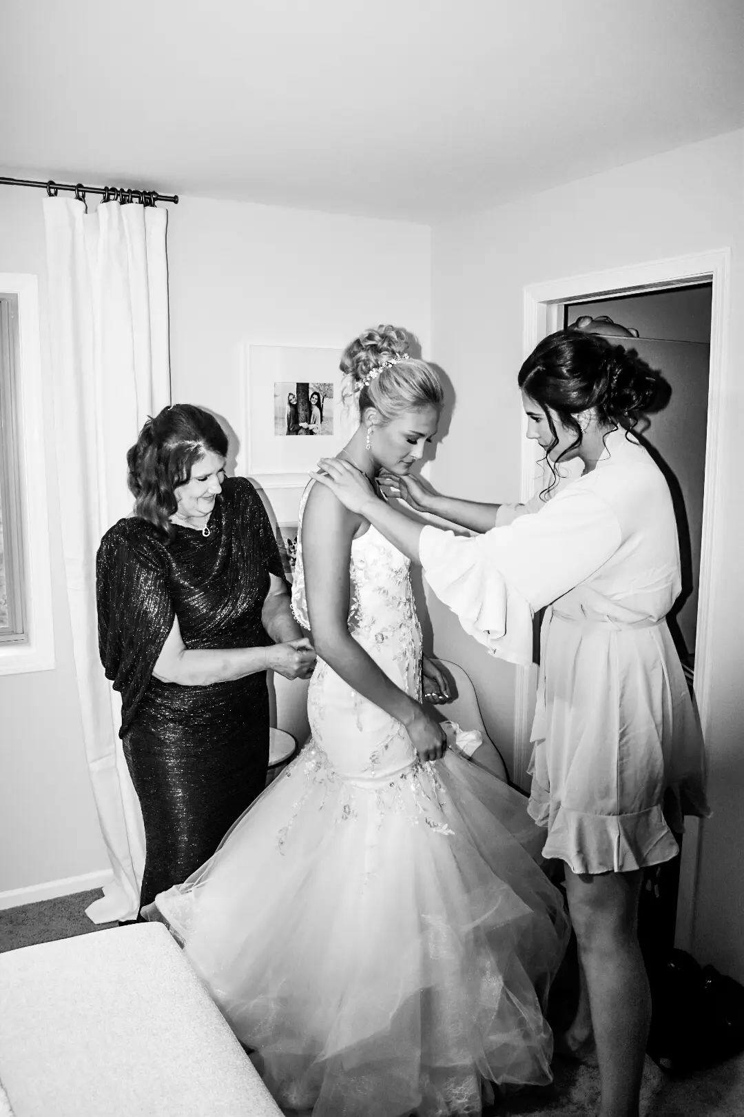 Bride Wearing Trumpet Wedding Dress With Colorful Floral Lace Motifs Kenleigh By Sottero And Midgley