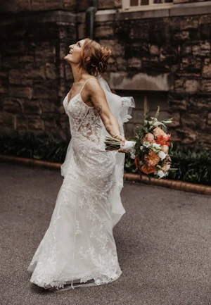 Bride wearing Sydney by Maggie Sottero
