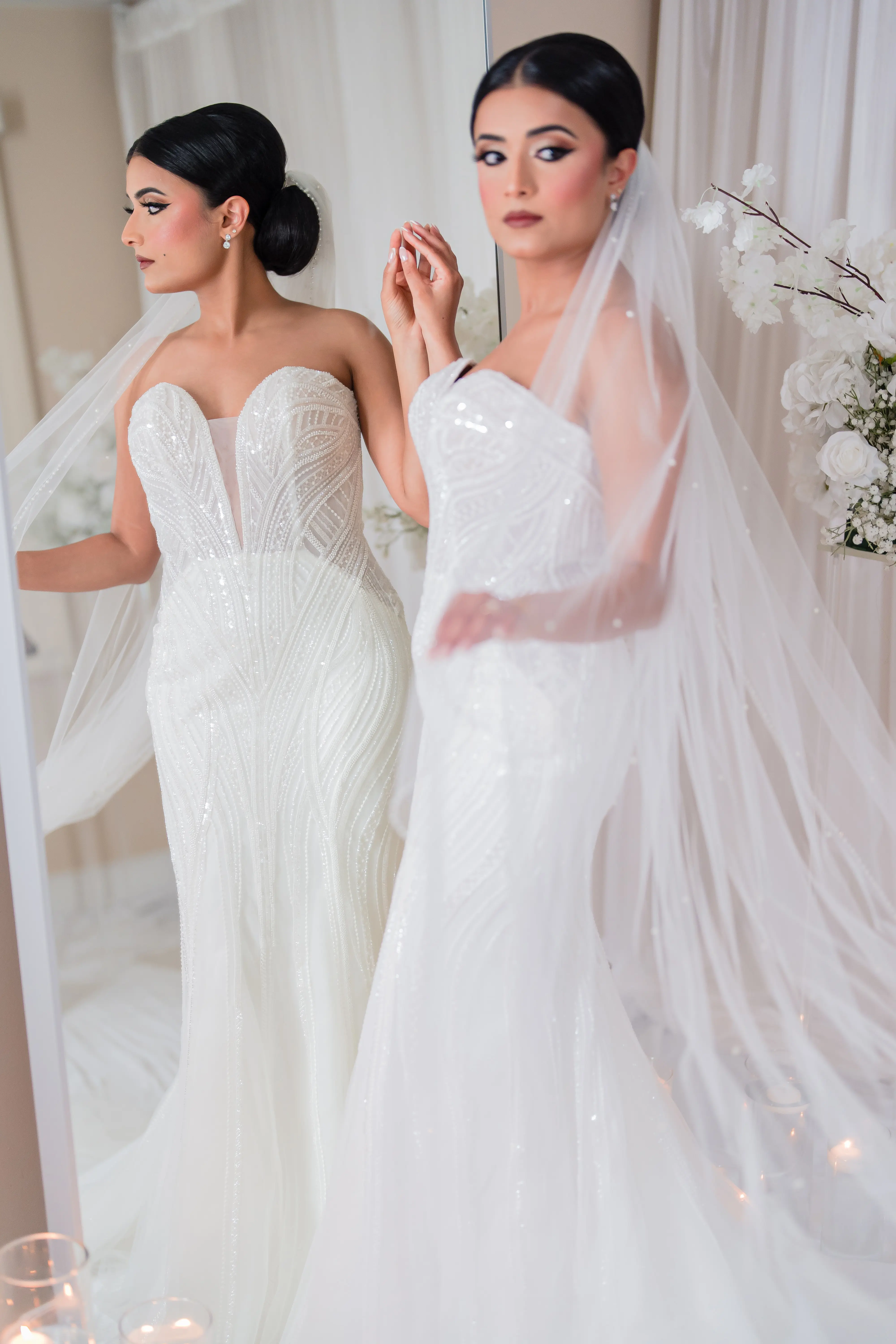 Bride In Beaded Wedding Dress Named Positano By Sottero And Midgley
