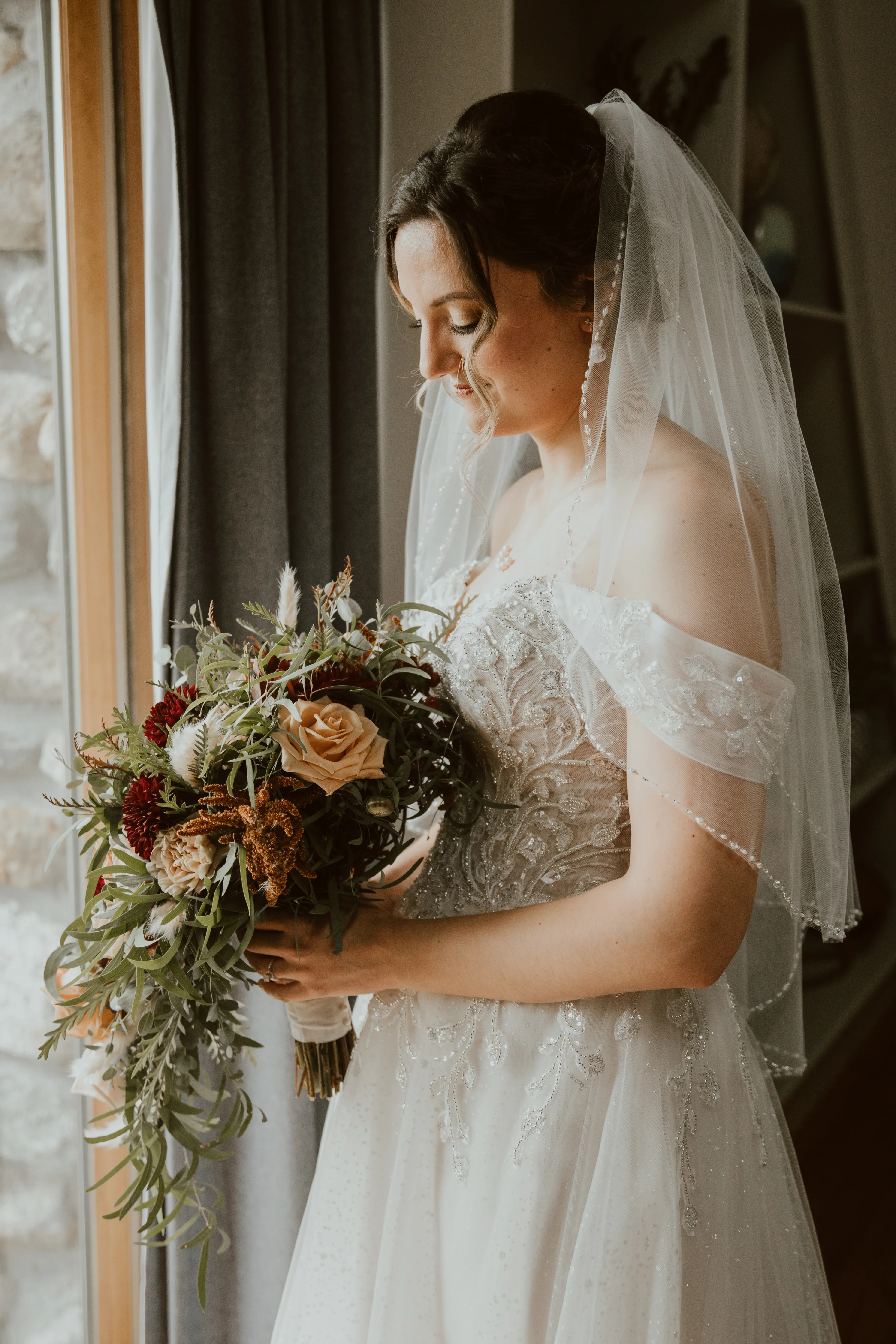 Bride In Strapless Sequin Artemis Maggie Sottero