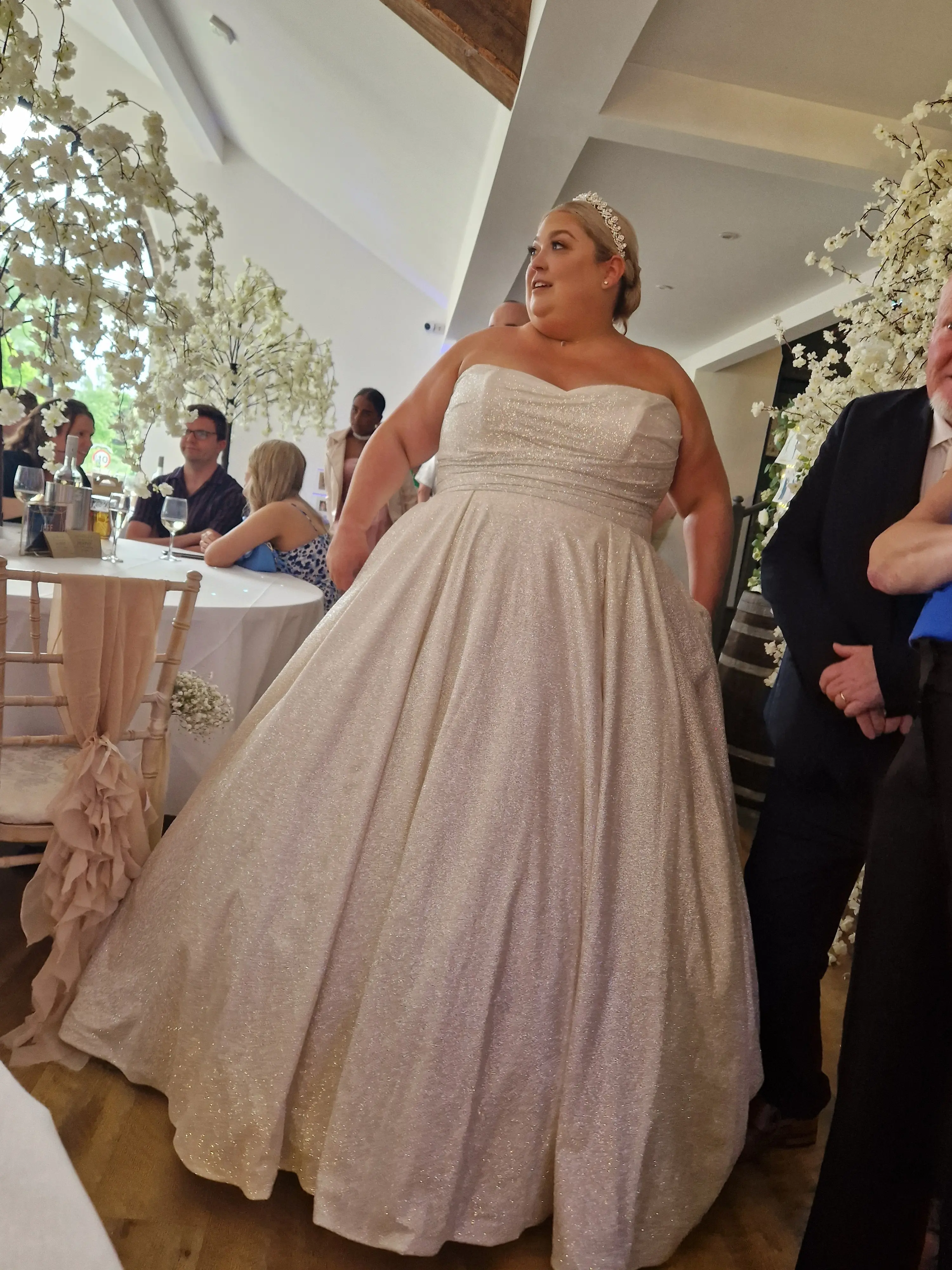 Bride wearing Anniston by Maggie Sottero