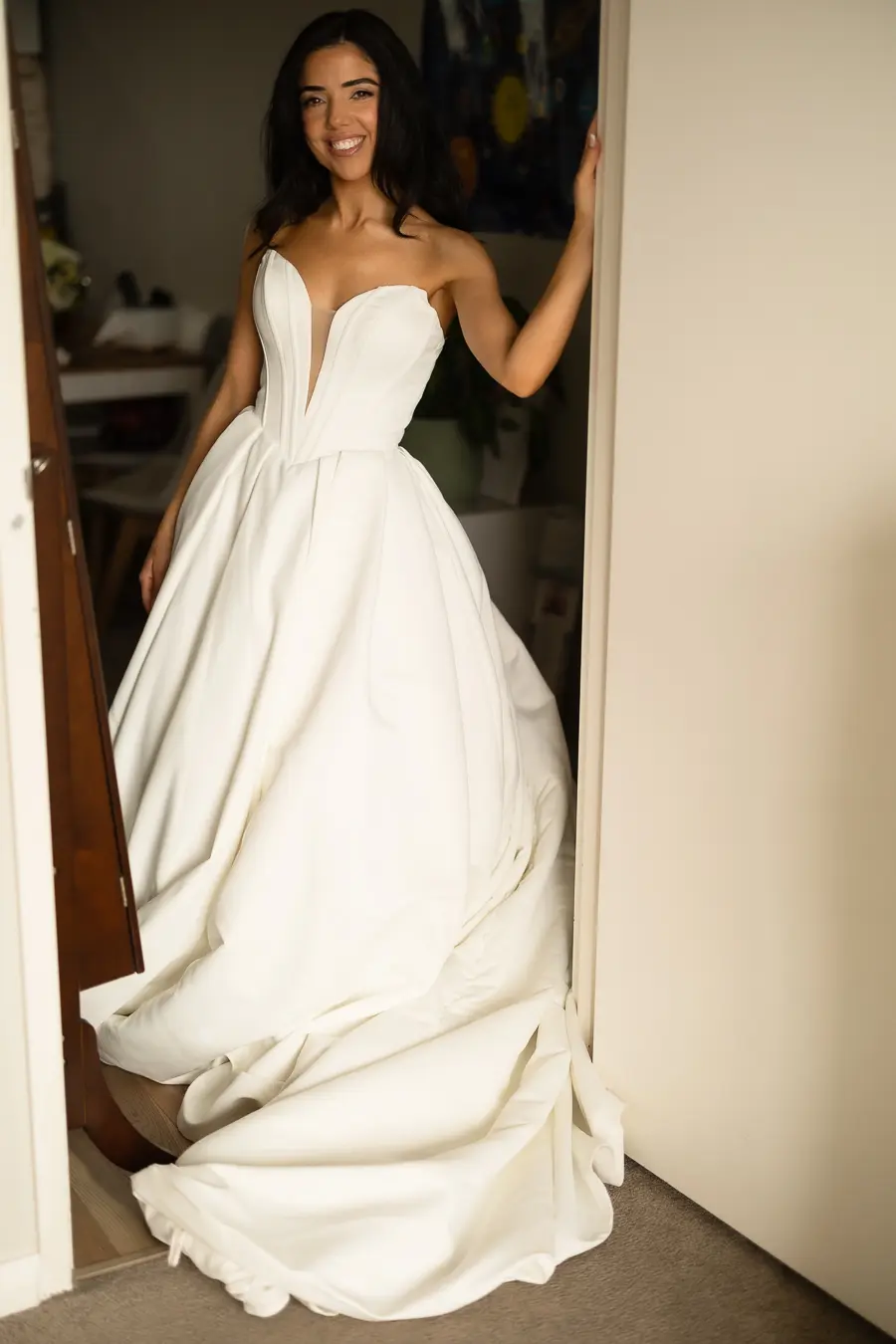 Bride wearing Derrick by Maggie Sottero