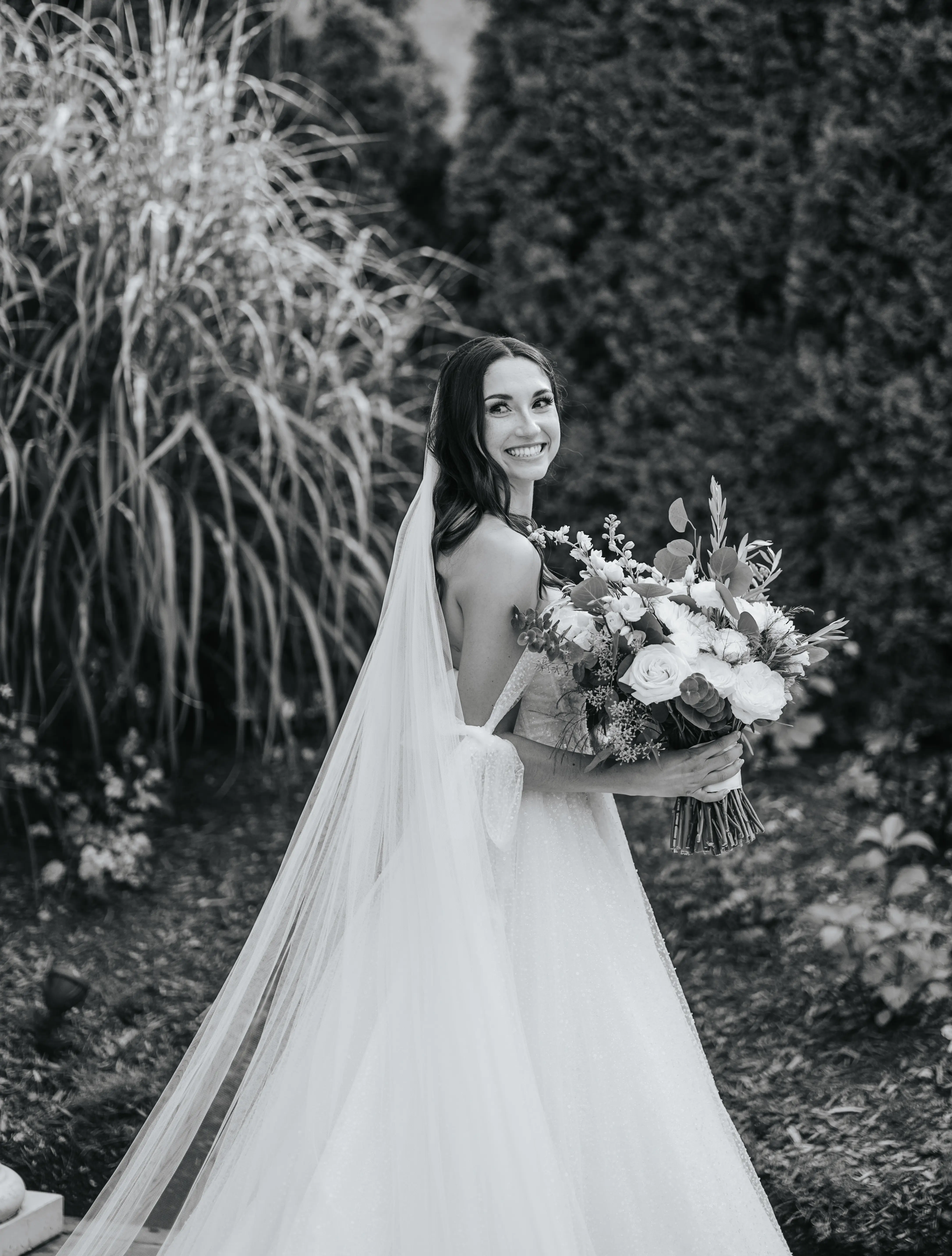 Bride Wearing Sparkly Ballgown Wedding Dress Called Shasta By Sottero And Midgley