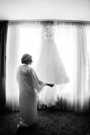 Bride With Lace Ballgown Wedding Dress Called Harlem By Maggie Sottero