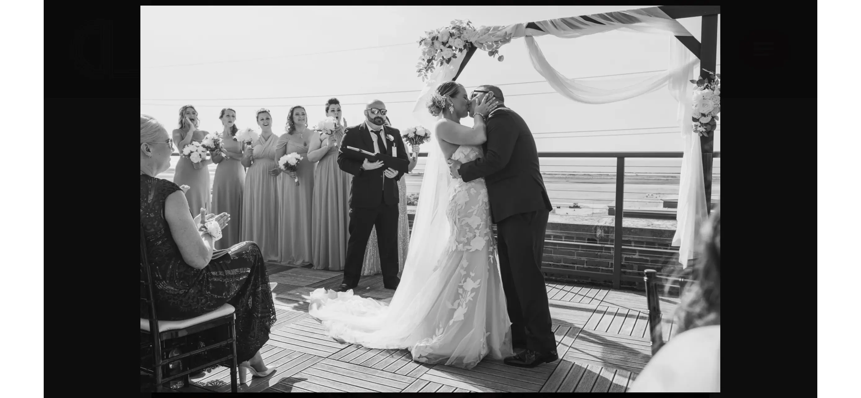 Ceremony Bride In Hattie By Rebecca Ingram