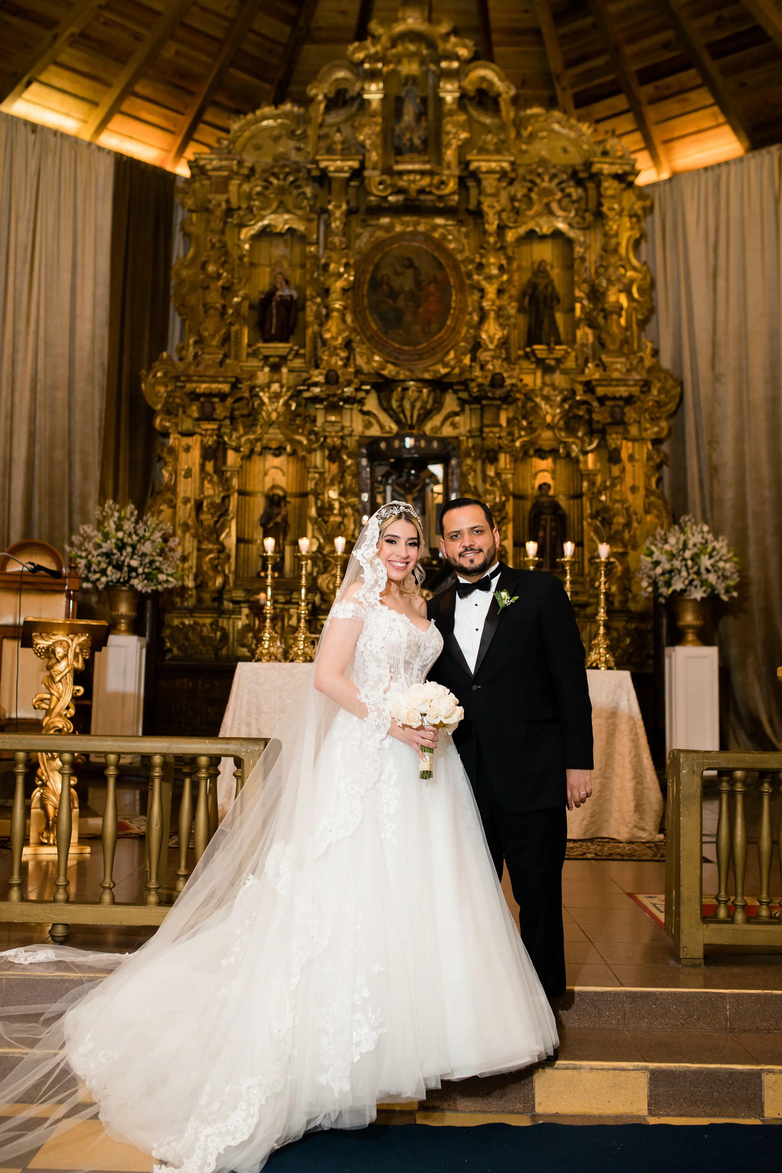 Bride In Lace Ballgown Wedding Dress Called Harlem By Maggie Sottero