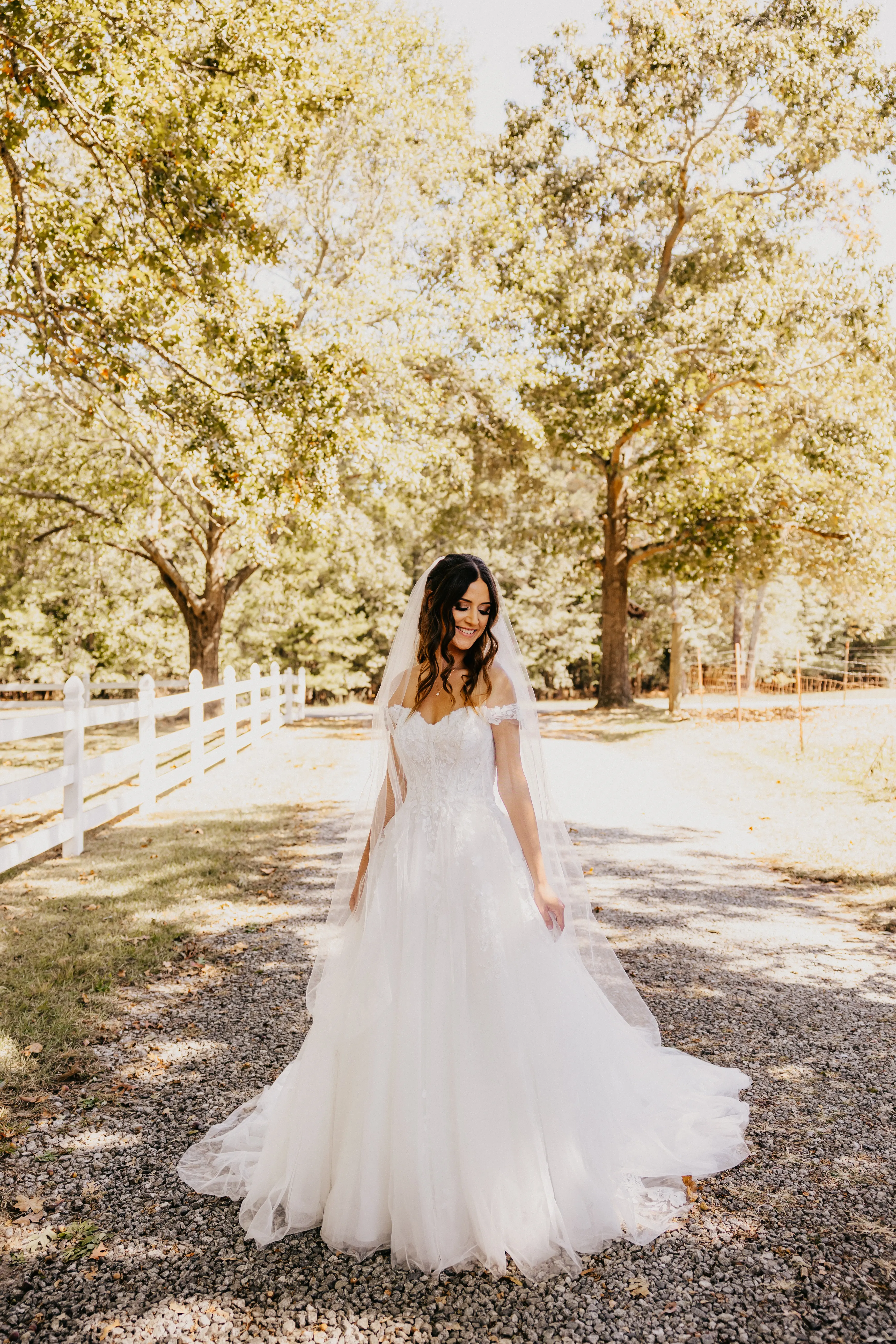 Bride wearing Harlem wedding dress by Maggie Sottero