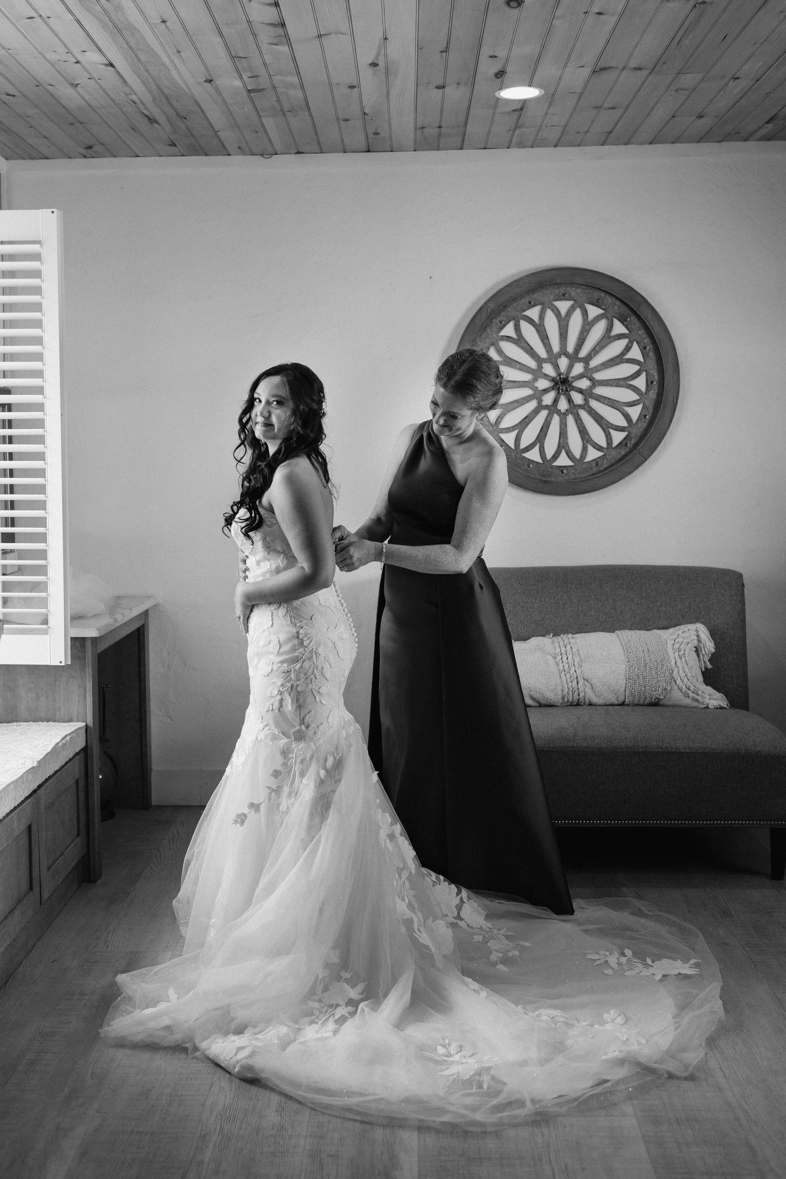 Bride In Floral Mermaid Hattie Rebecca Ingram