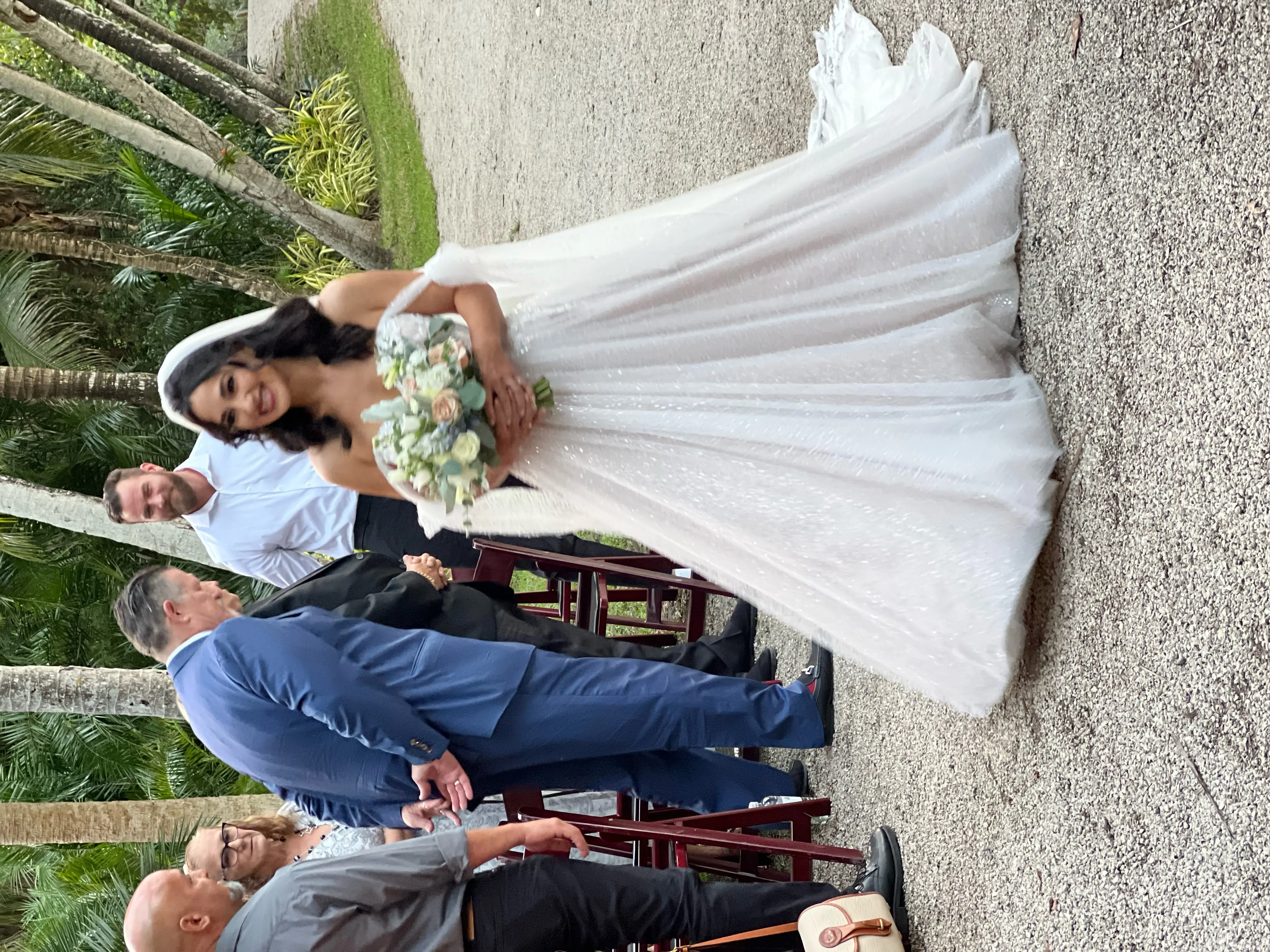 Bride Wearing Sparkly Fairytale Ball Gown Wedding Dress Called Shasta By Sottero And Midgley