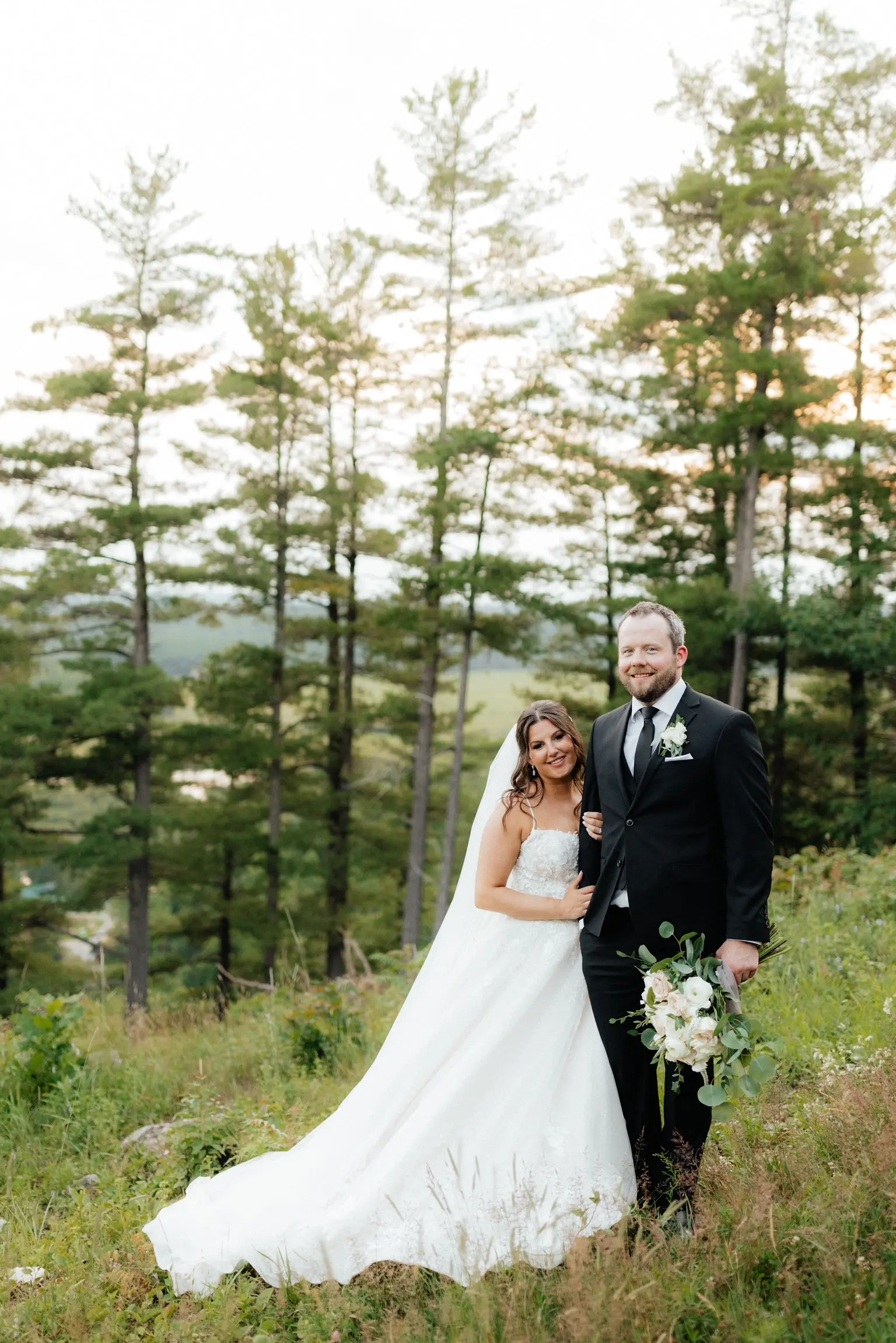 Bride In Sparkle Ballgown Casey Maggie Sottero With Groom