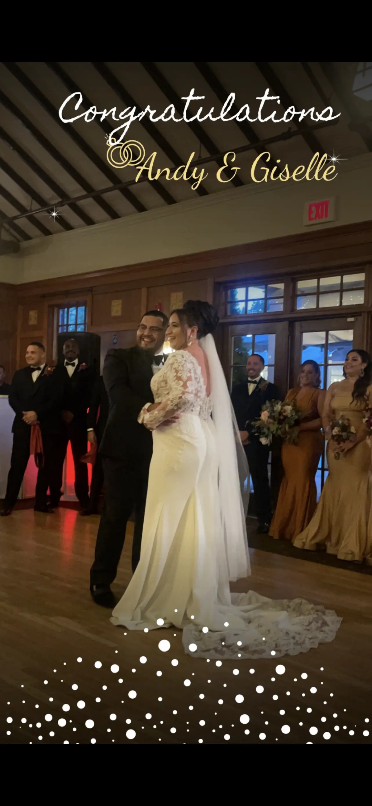 Groom With Bride Wearing Sheath Lace Long Sleeve Wedding Dress Althea By Maggie Sottero