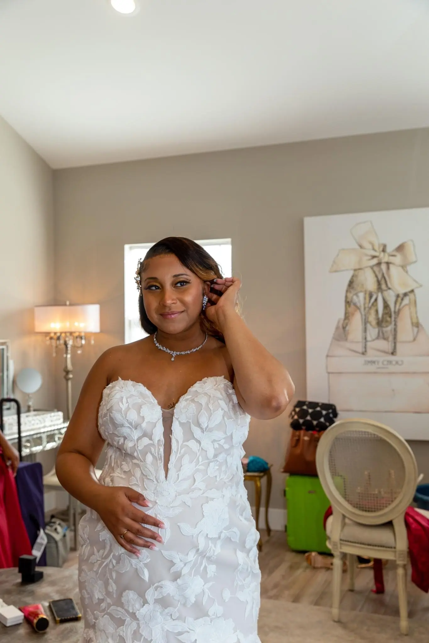 Pregnant Bride In Mermaid Wedding Dress Called Hattie By Rebecca Ingram