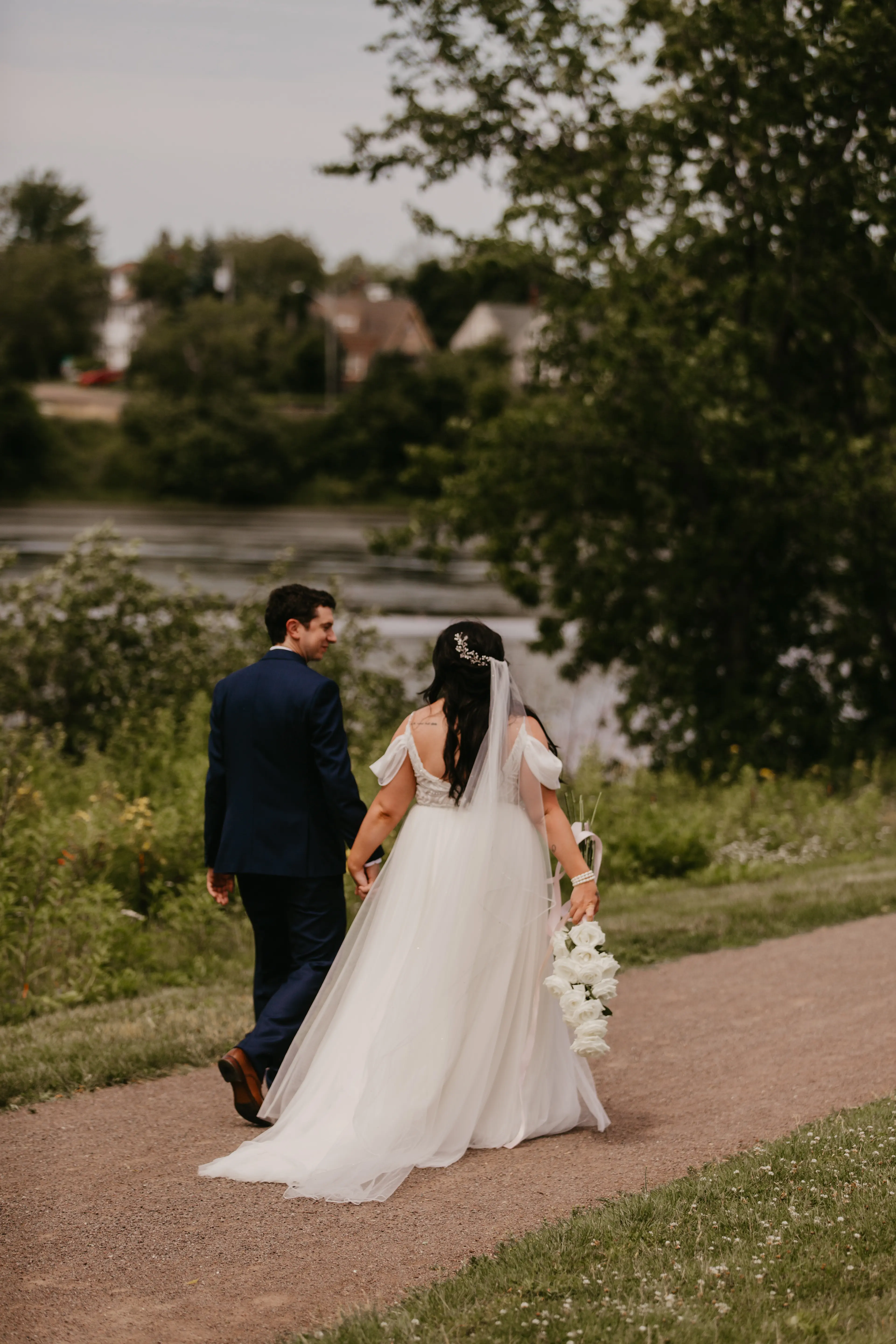 Groom With Bride Wearing Vintage Inspired A-line Charlene Lynette By Maggie Sottero