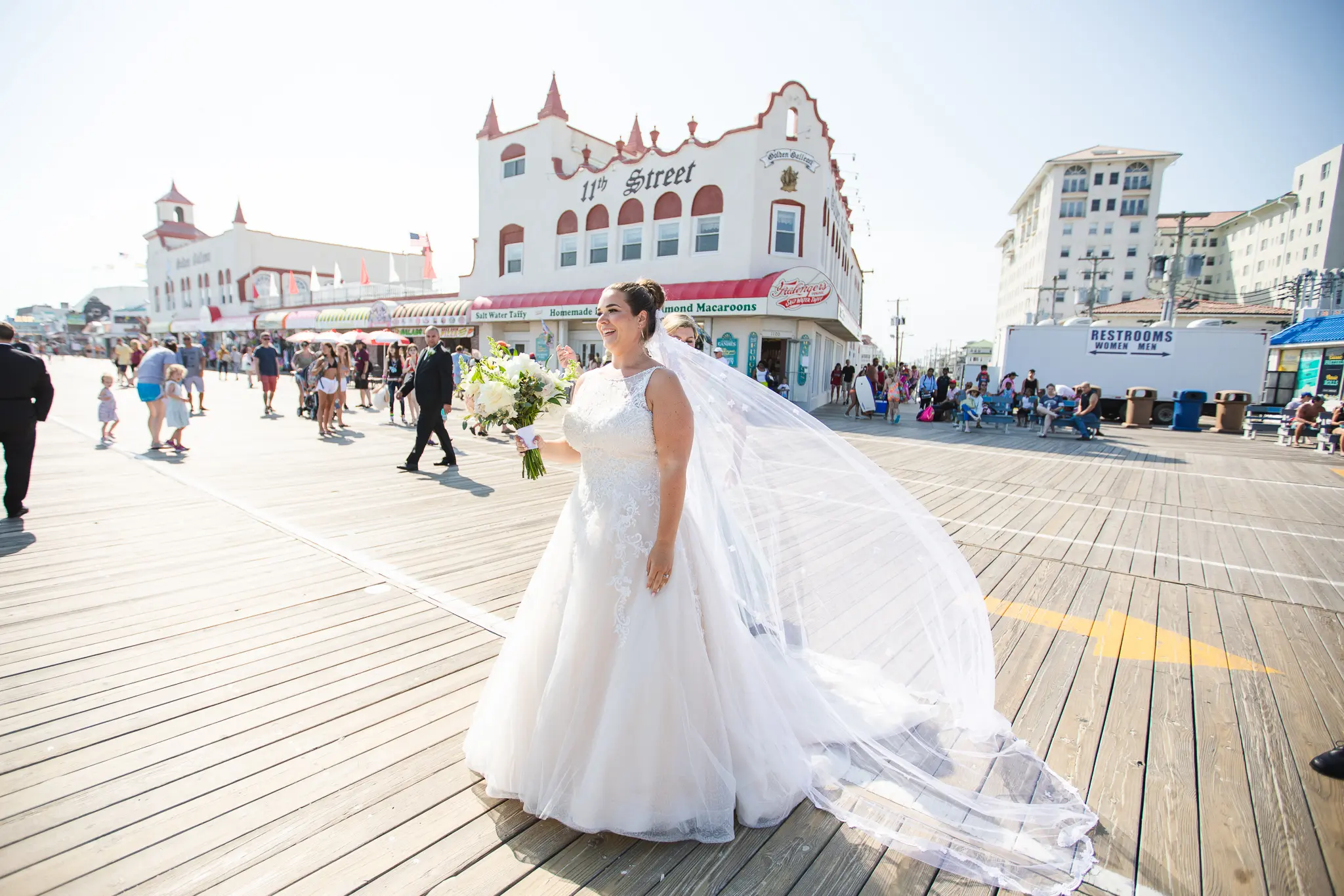 Bride Wearing Lace And Sparkle Tulle Ball Gown Honor Marie By Rebecca Ingram