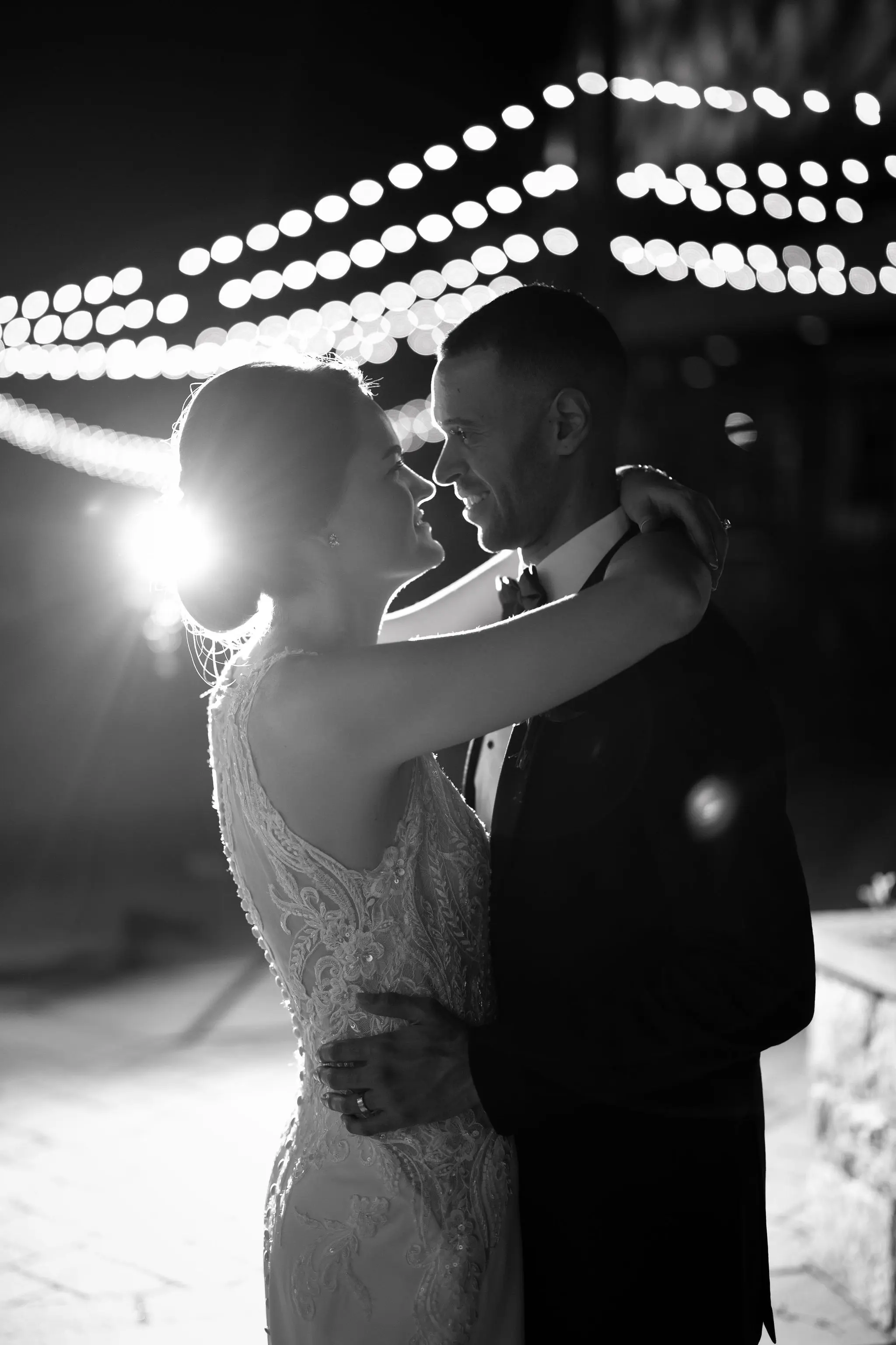 Groom With Bride Wearing Audrina By Maggie Sottero