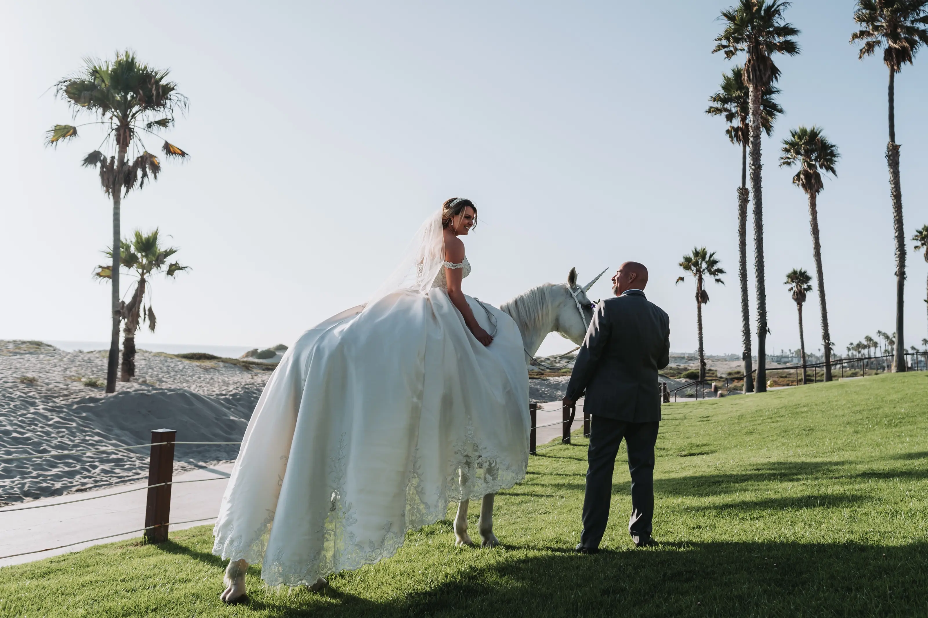 Groom With Bride Wearing Satin Ballgown Kimora By Sottero And Midgley