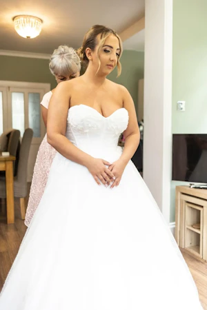 Bride In Strapless Ballgown Shasta Sottero Midgley