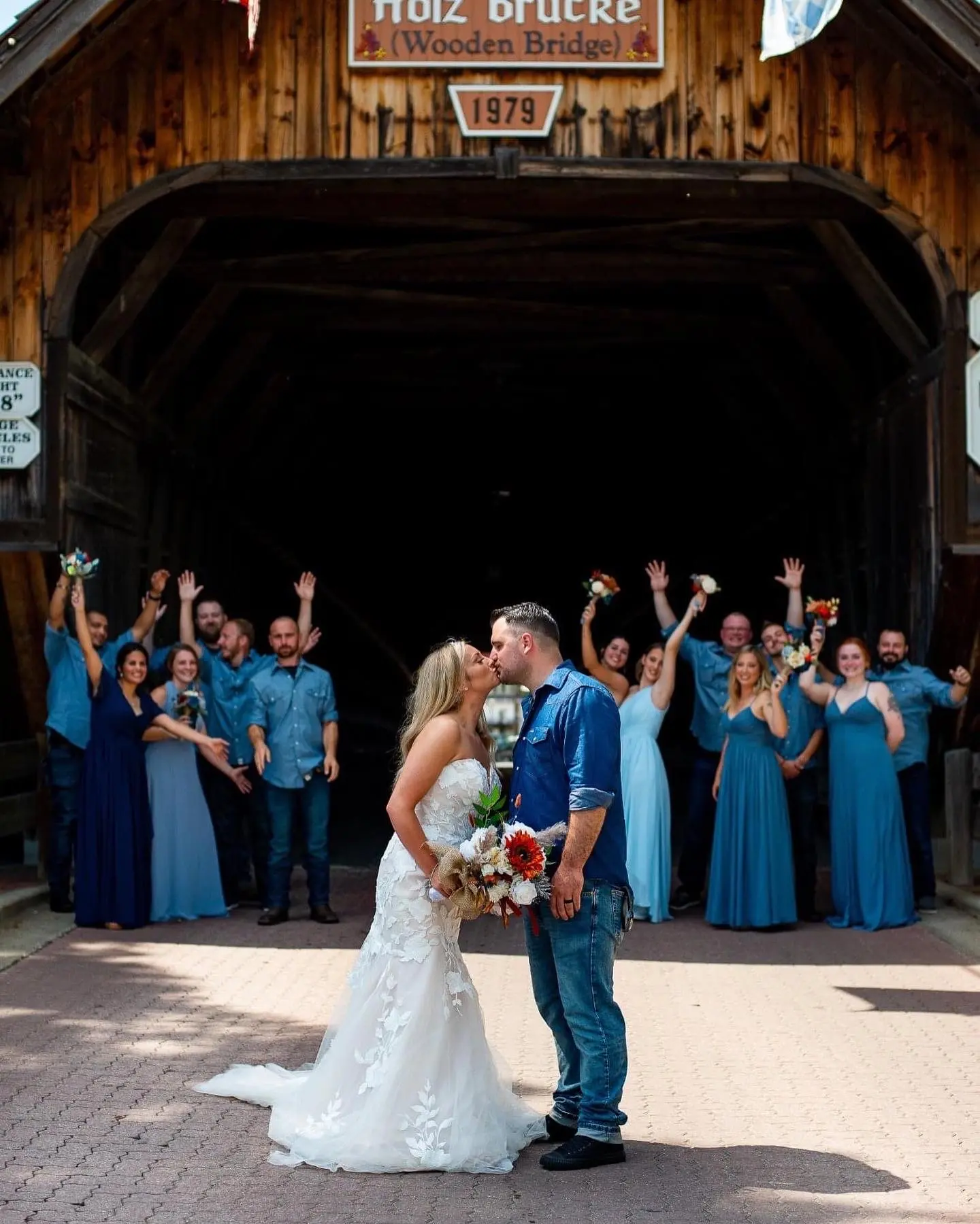 Groom With Bride Wearing Strapless Mermaid Wedding Dress With Over Sized Lace Hattie By Rebecca Ingram
