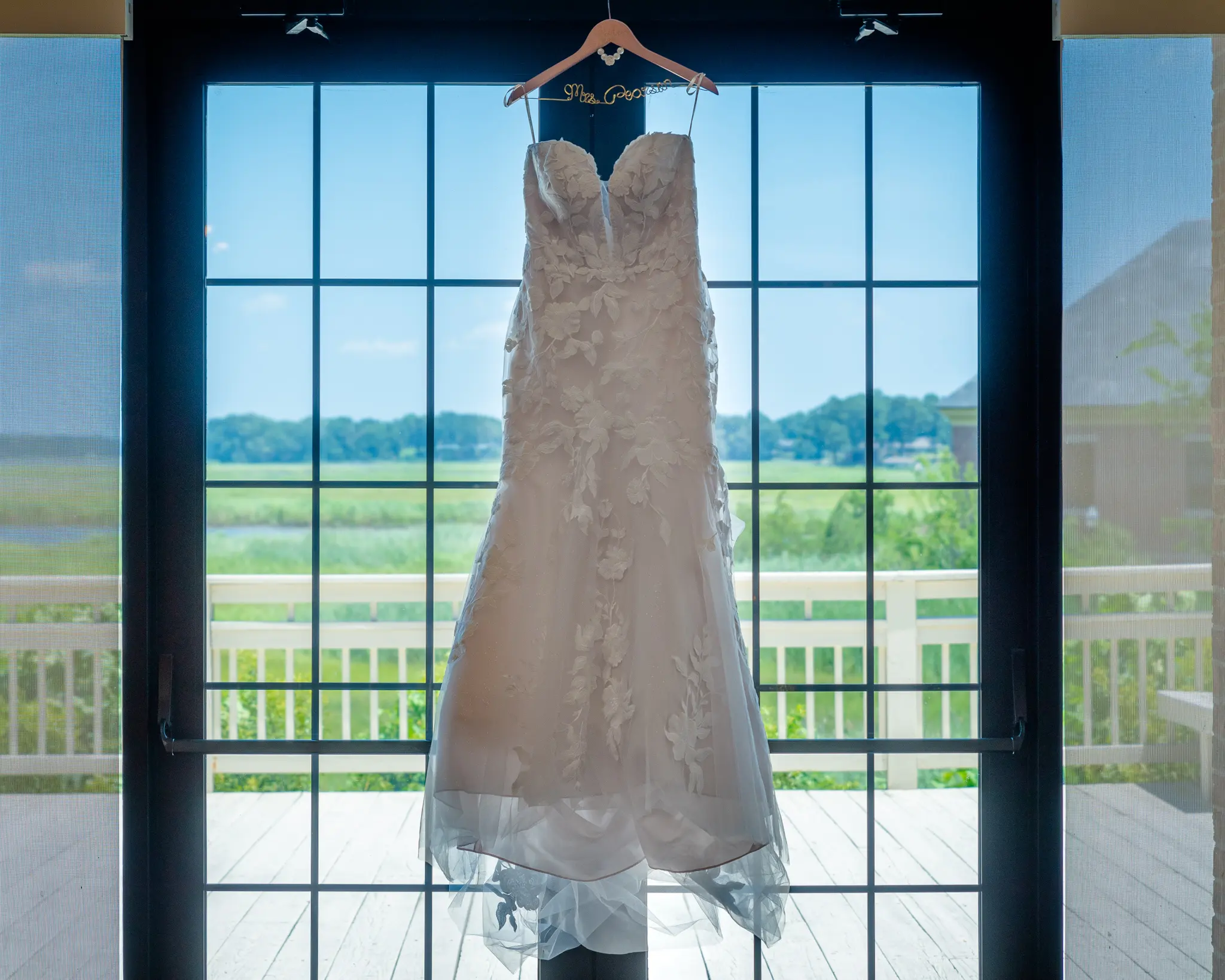Strapless Mermaid Wedding Dress With Oversized Lace Hattie By Rebecca Ingram
