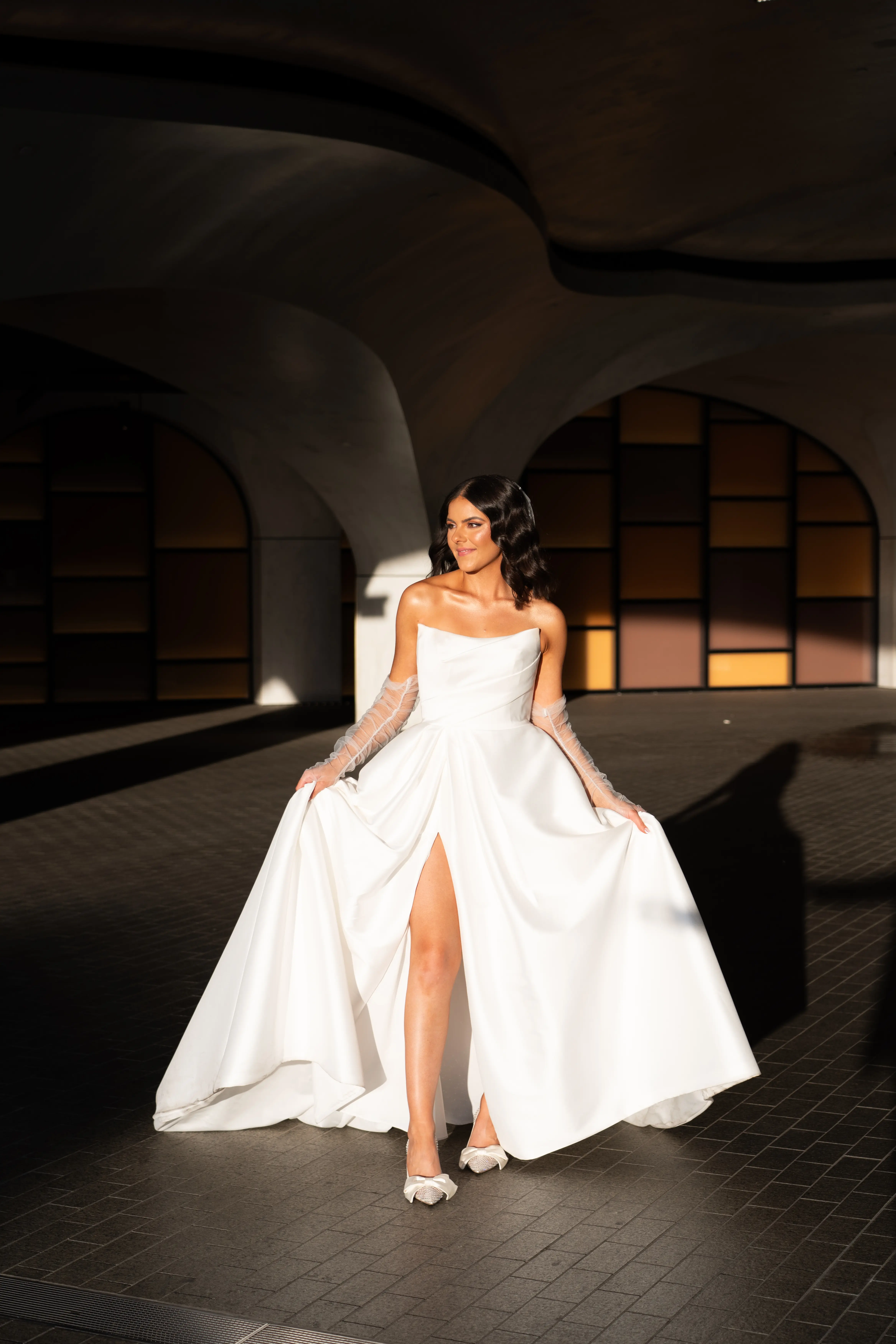 Bride wearing Aspen by Sottero and Midgley