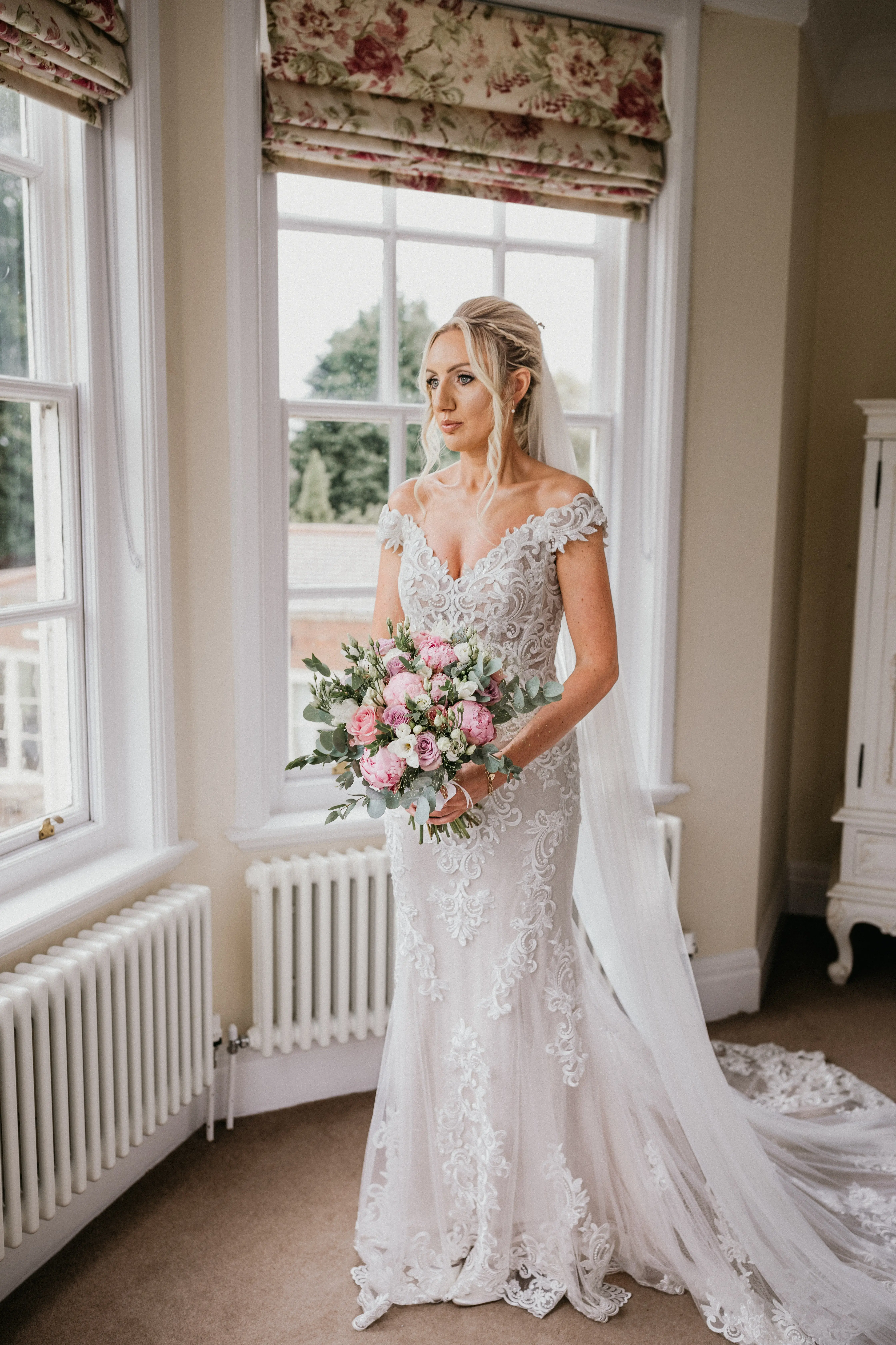 Bride In Illusion Train Edison Maggie Sottero