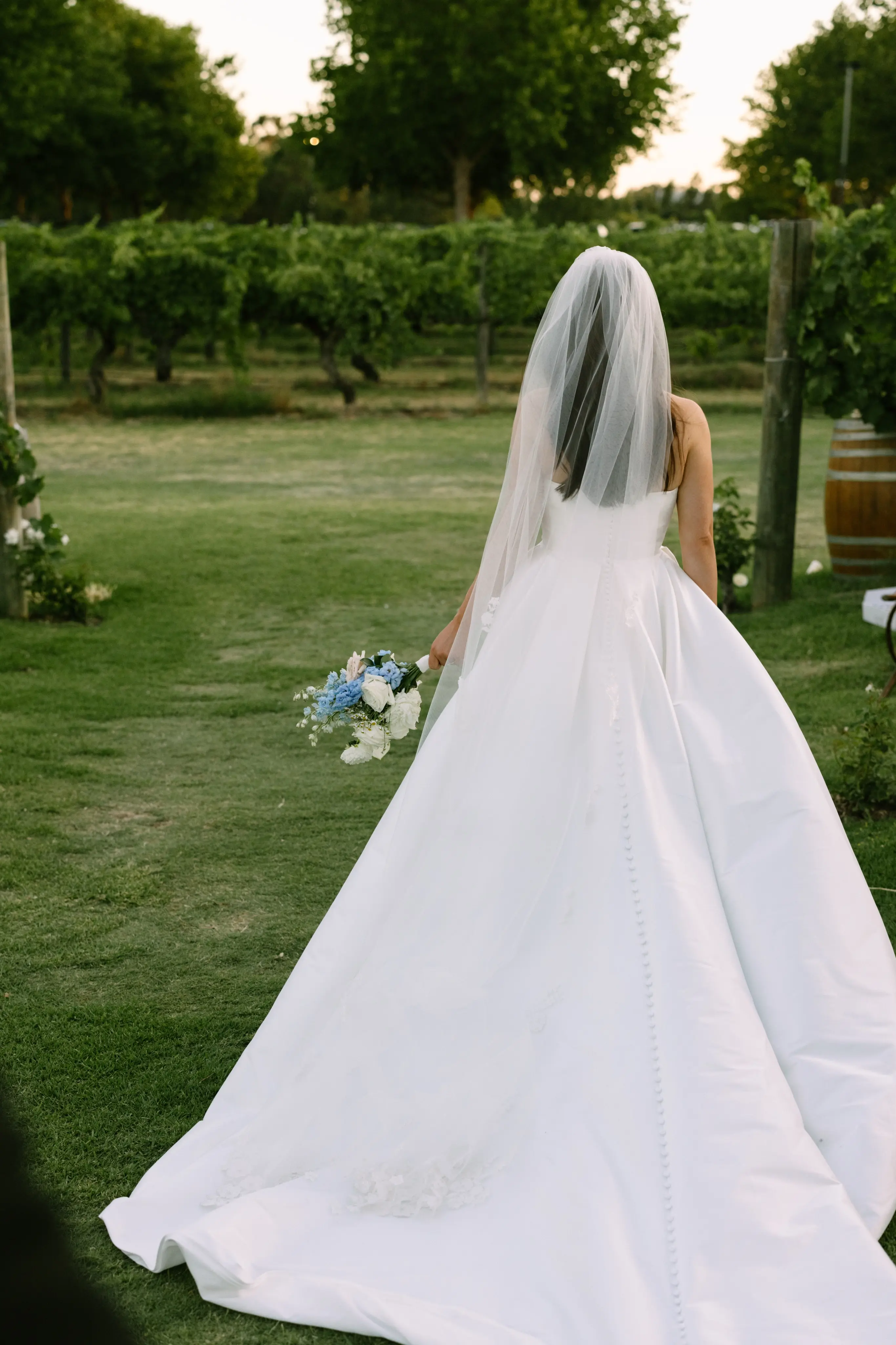 Bride wearing Aspen by Sottero and Midgley