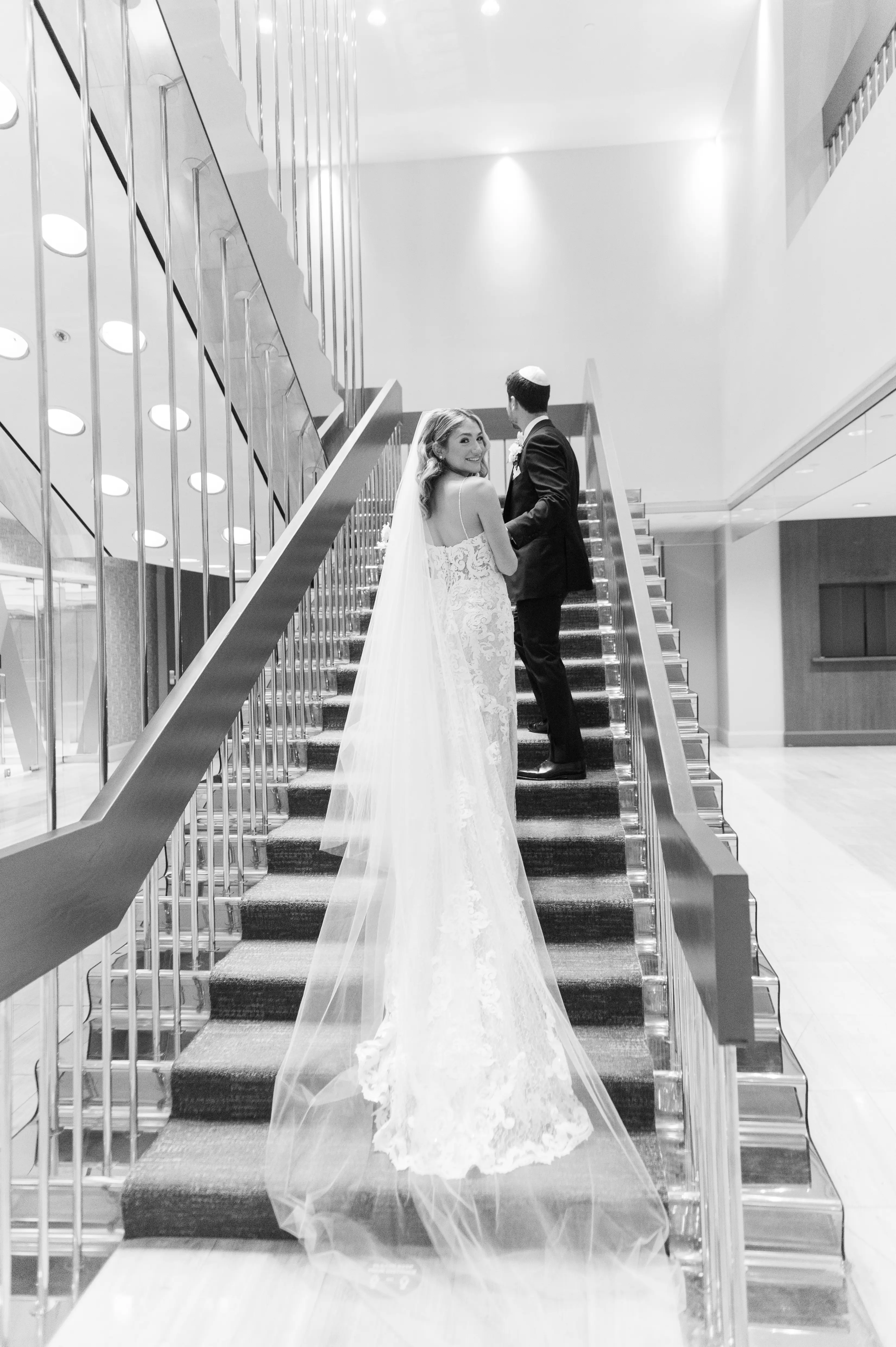 Groom With Bride Wearing Lace Sheath Wedding Dress Tuscany Lynette By Maggie Sottero
