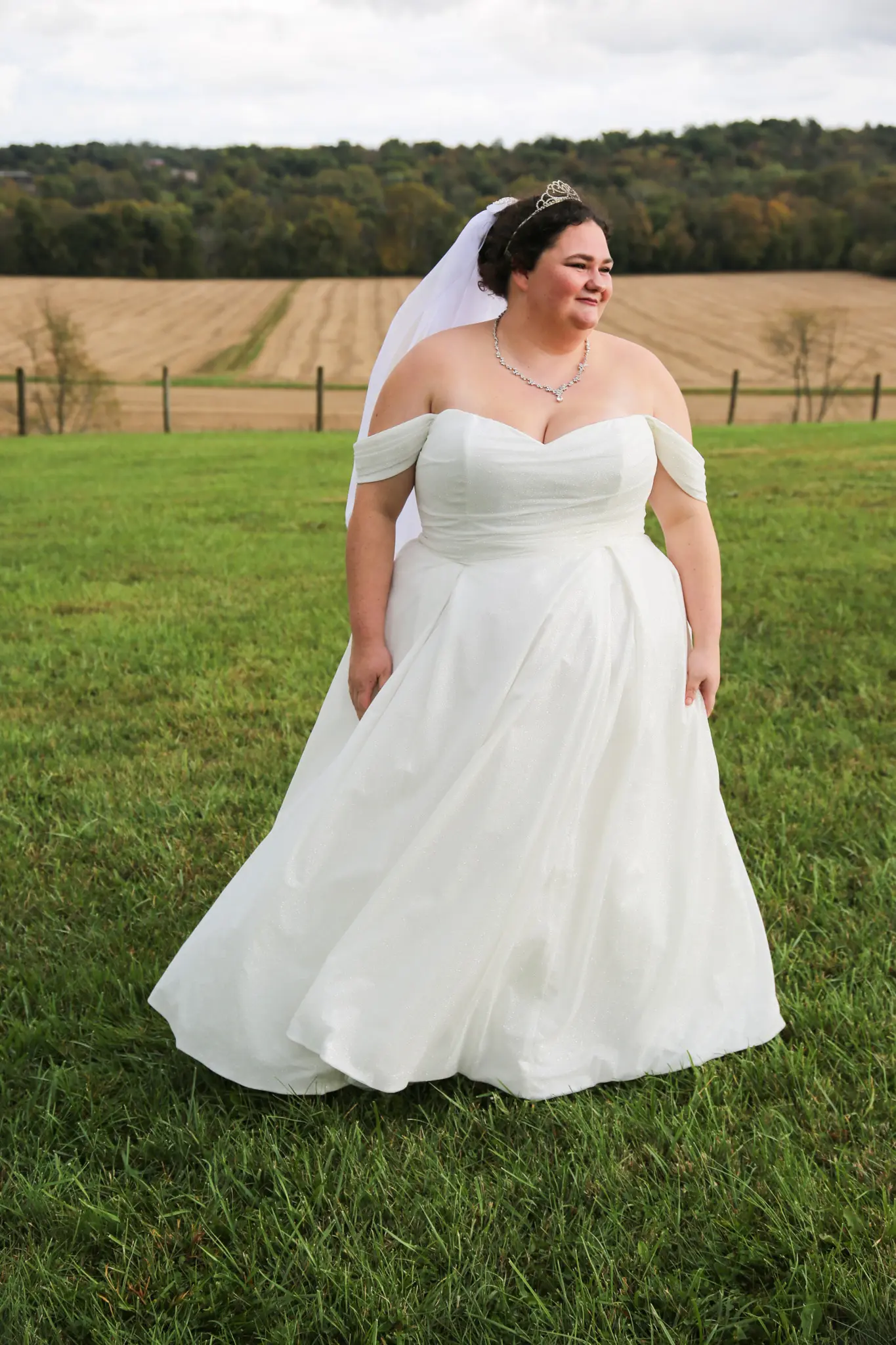 Bride wearing Anniston by Maggie Sottero