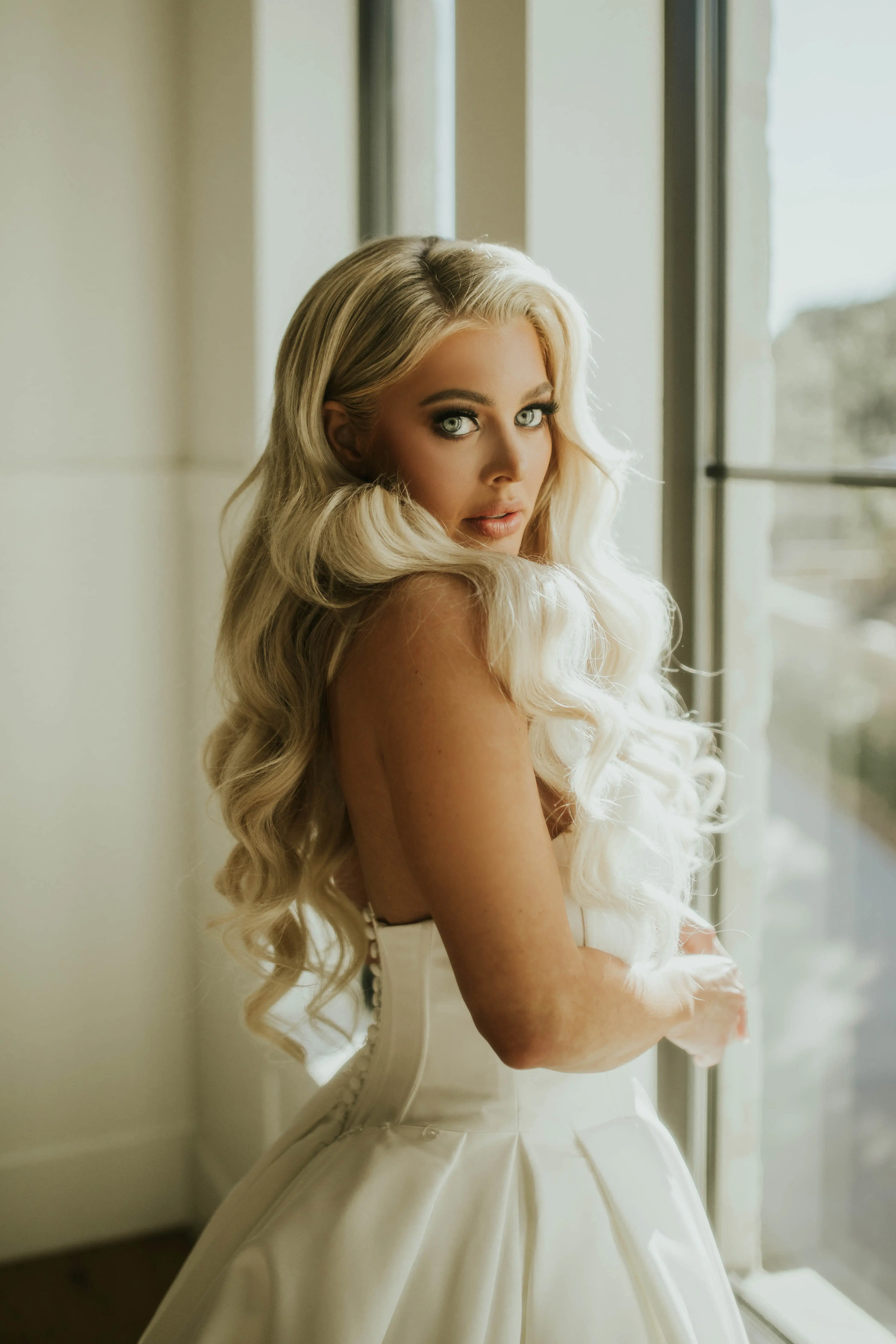 Bride wearing Derrick by Maggie Sottero