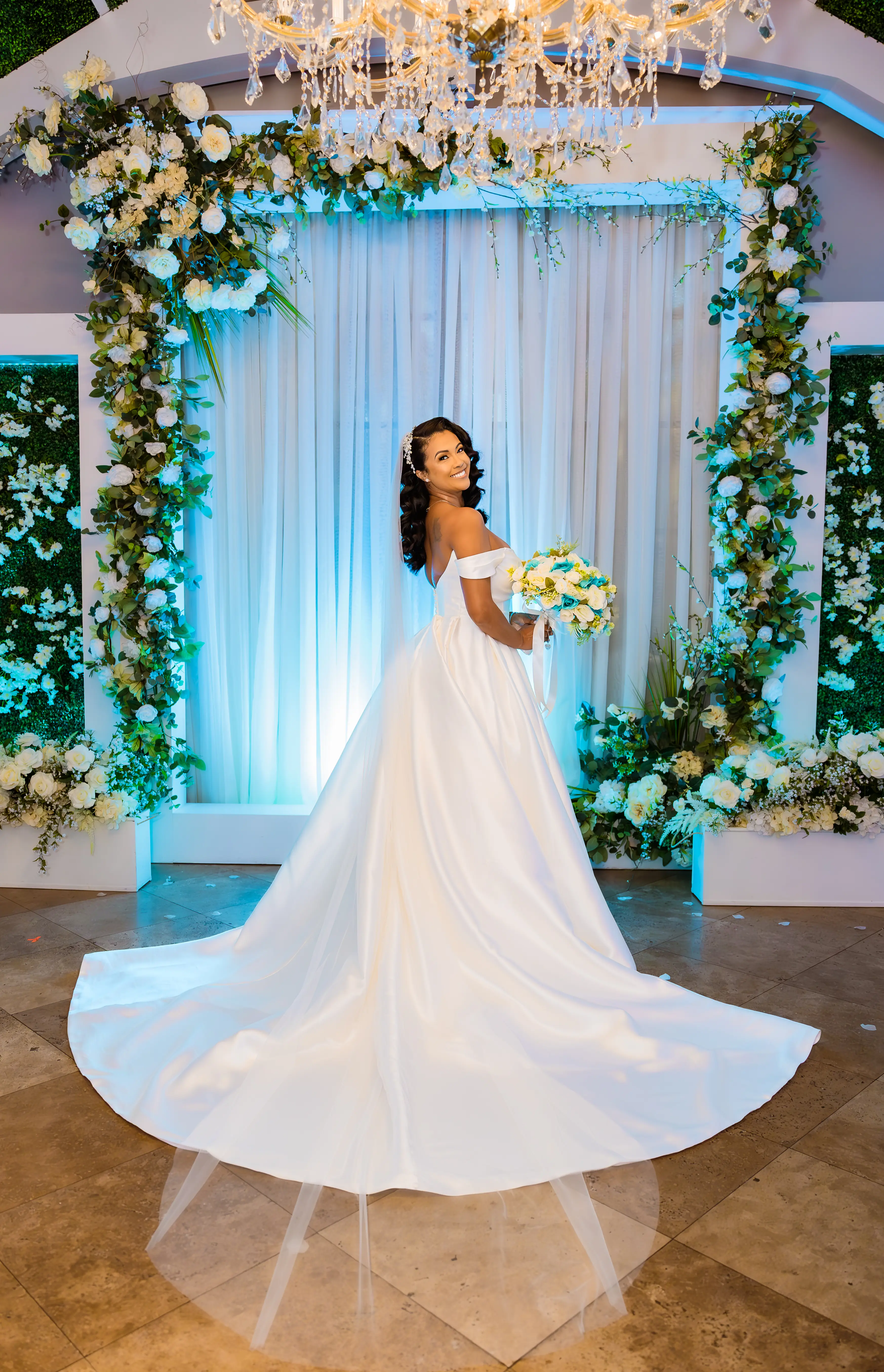 Bride wearing Zinaida by Maggie Sottero