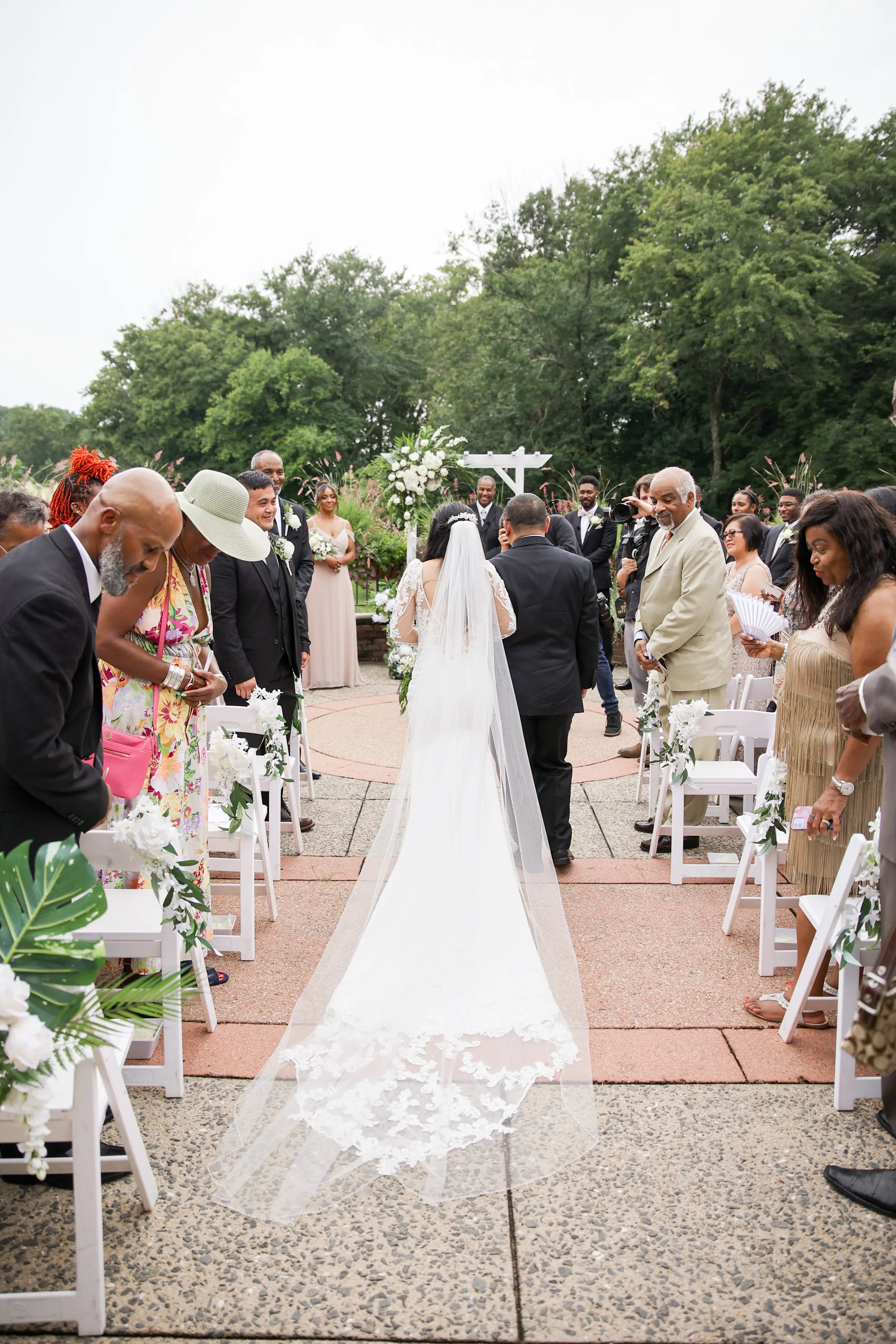 Bride Wearing Romantic Mermaid Wedding Dress Nikki By Maggie Sottero