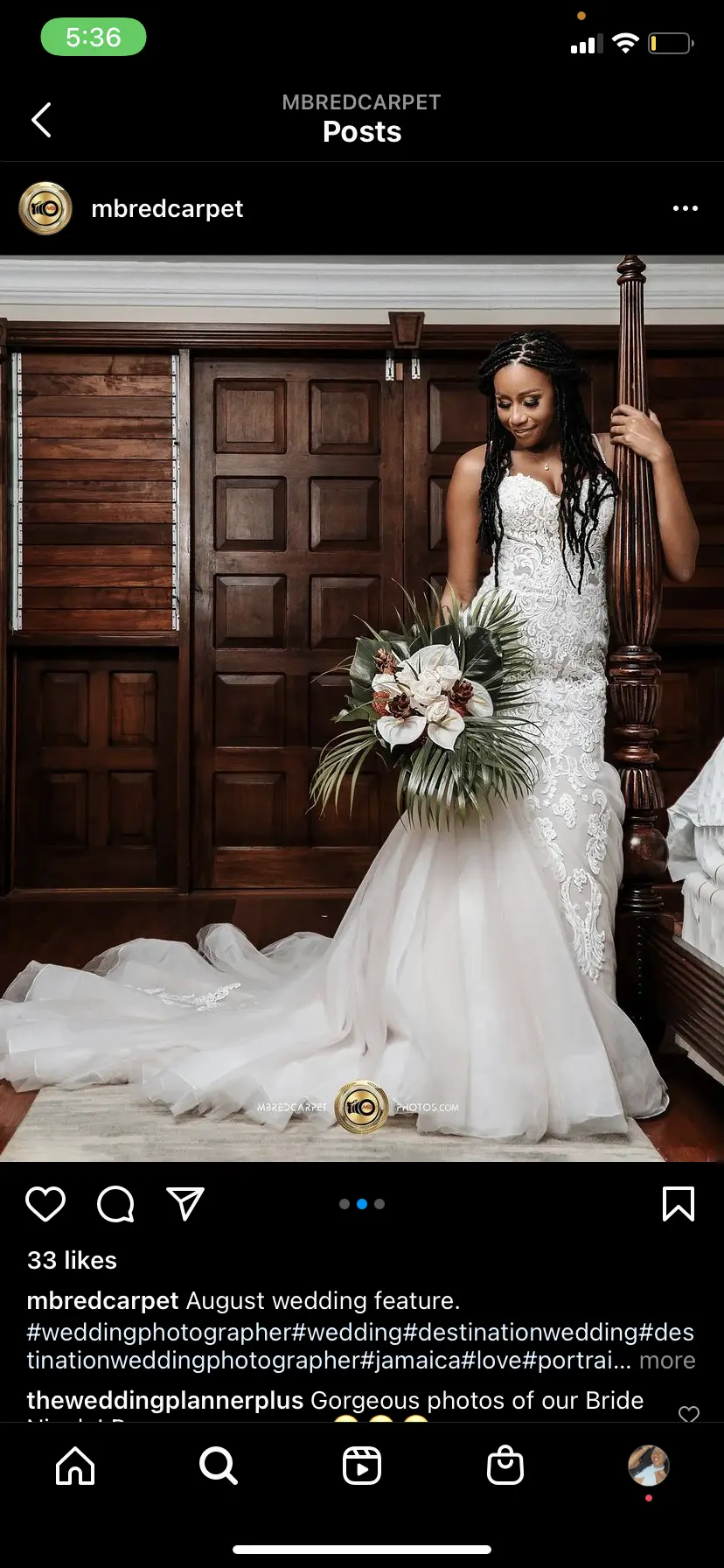 Bride Wearing Lace Mermaid Style Wedding Dress Alistaire By Maggie Sottero
