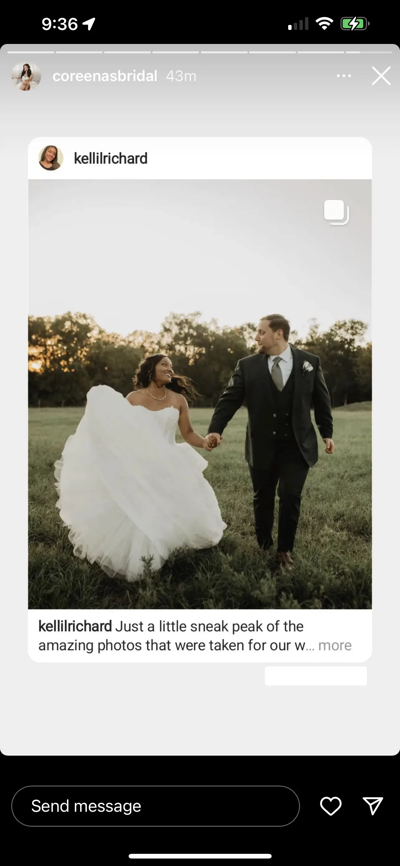 Bride Wearing Sparkly Ballgown Wedding Dress Called Zartasha By Sottero and Midgley Walking With The Groom