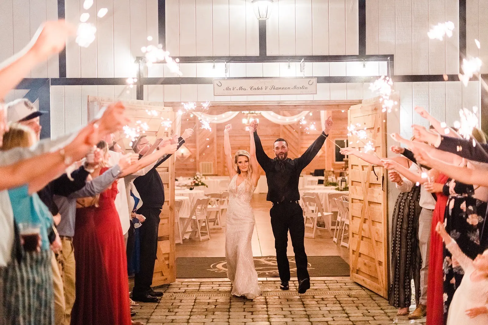 Groom With Bride Wearing Form Fitting Art Deco Wedding Dress Elaine By Maggie Sottero