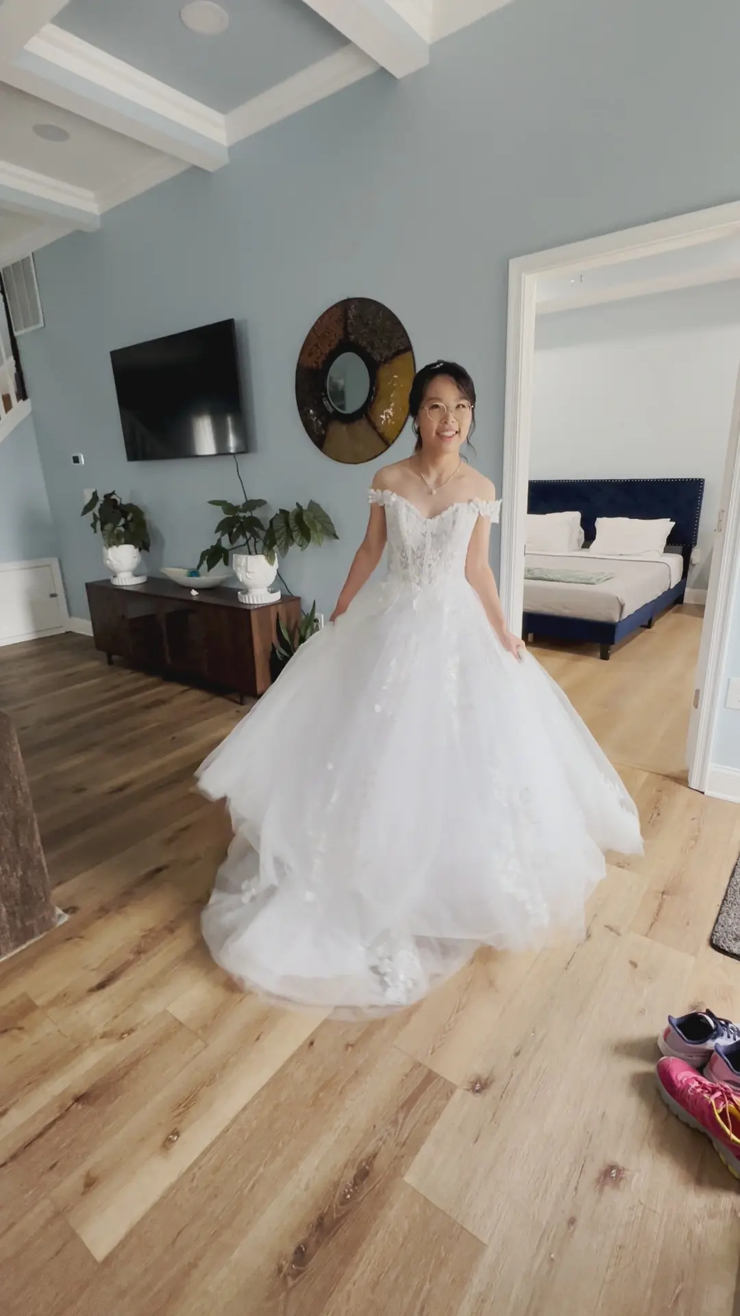Bride wearing Harlem by Maggie Sottero