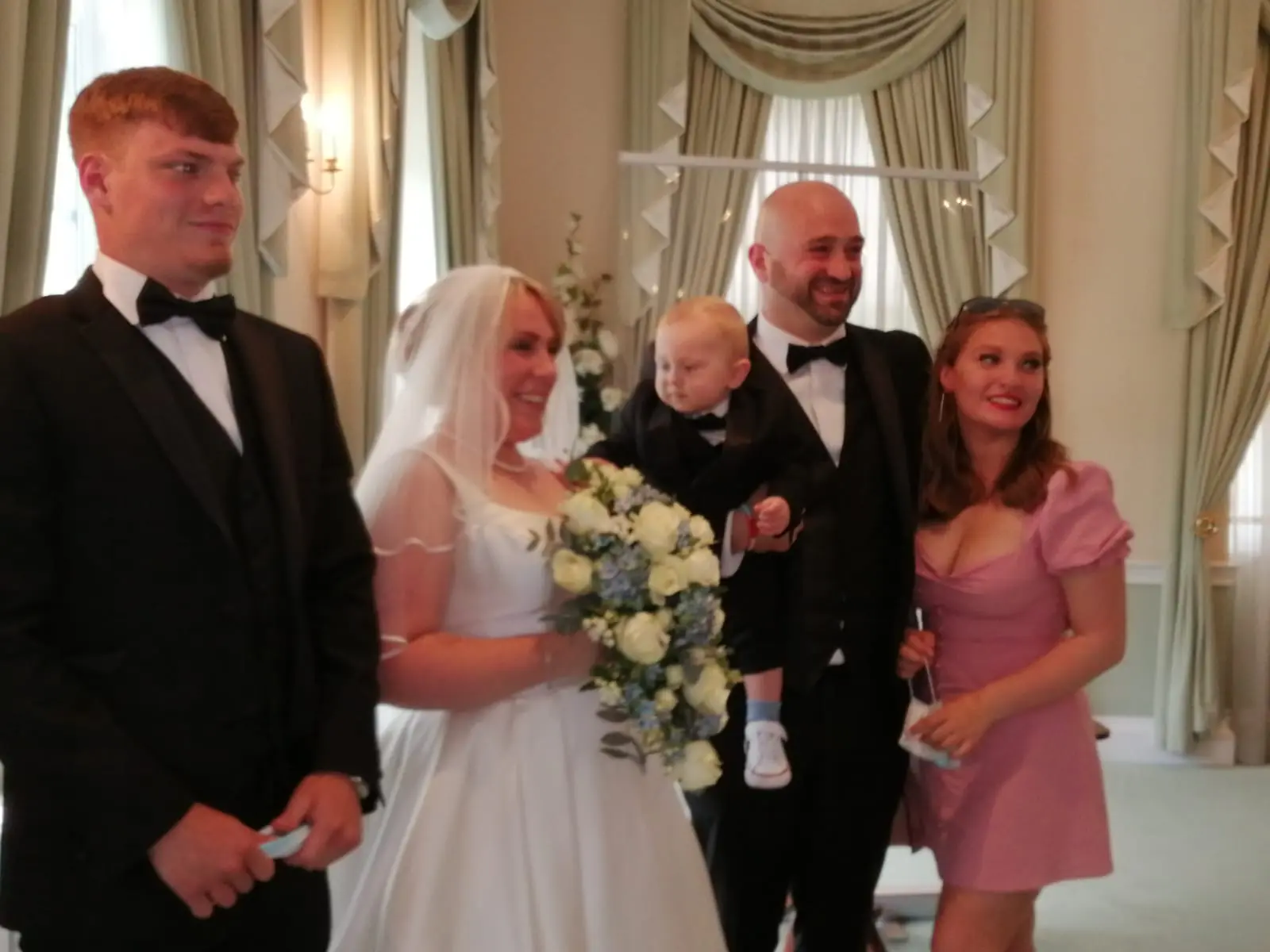 Bride and family.
