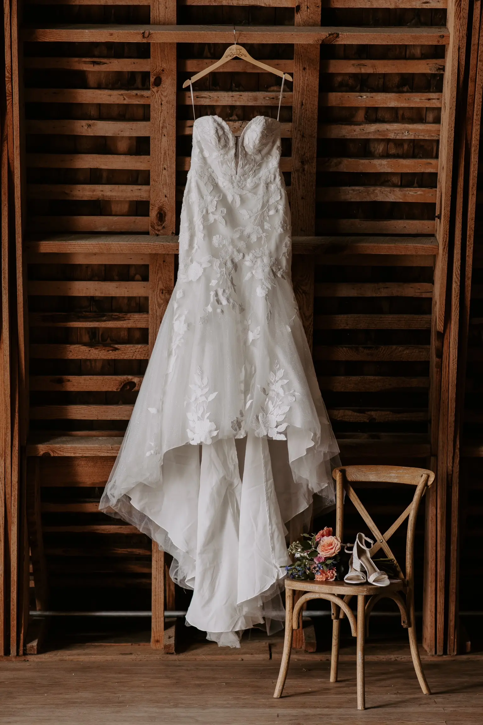 Bride In Floral Mermaid Hattie Rebecca Ingram