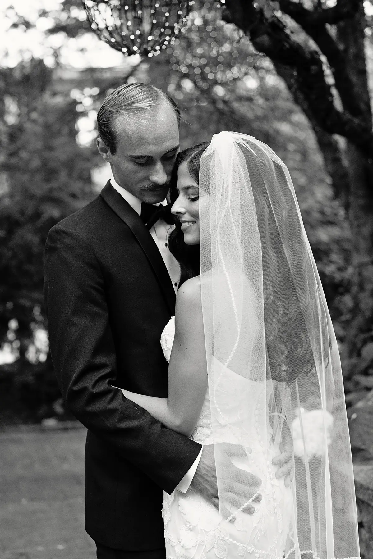 Bride In Floral Mermaid Hattie Rebecca Ingram With Groom