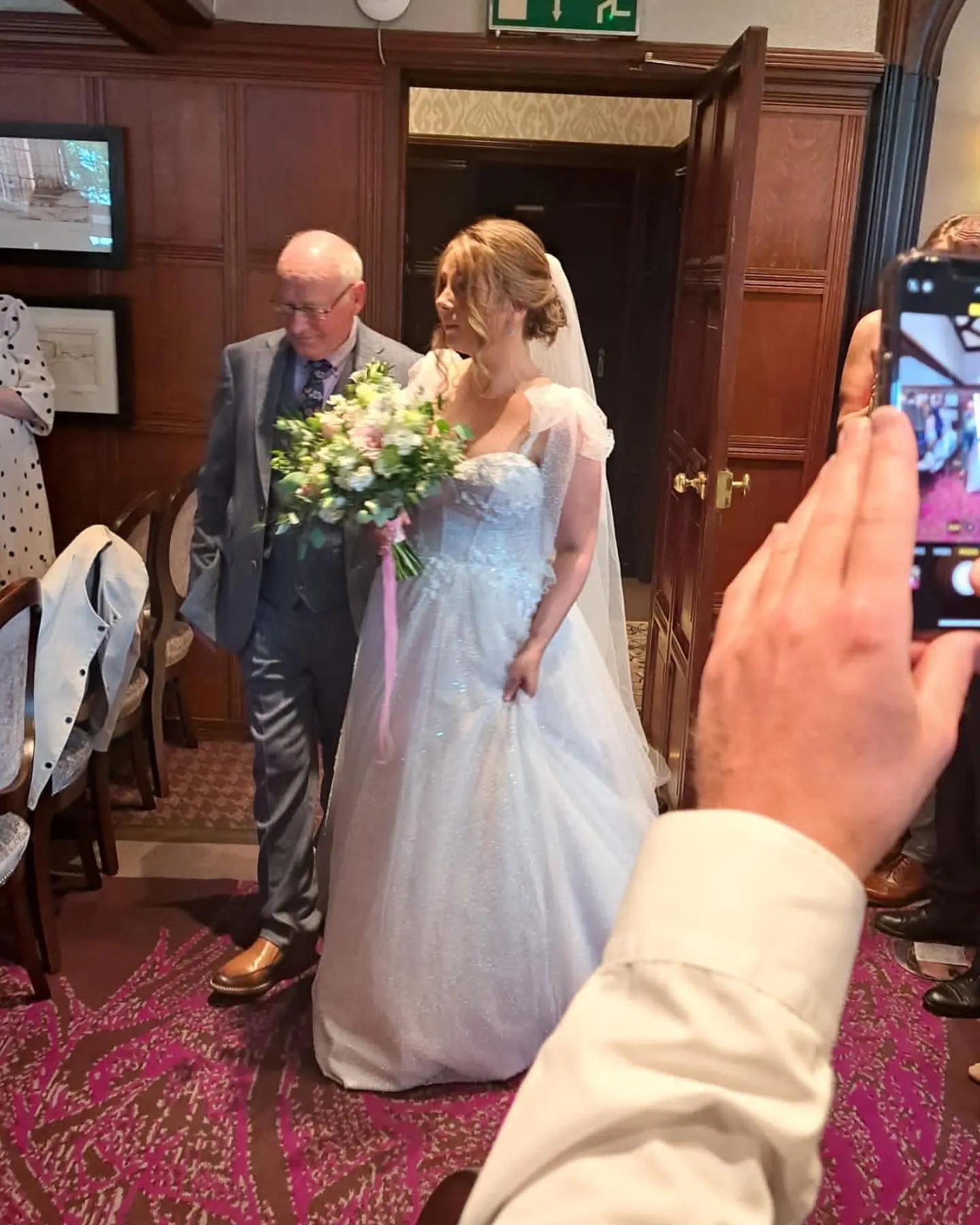 Bride In EIth Fairytale Ballgown Shasta Sottero Midgley Guest
