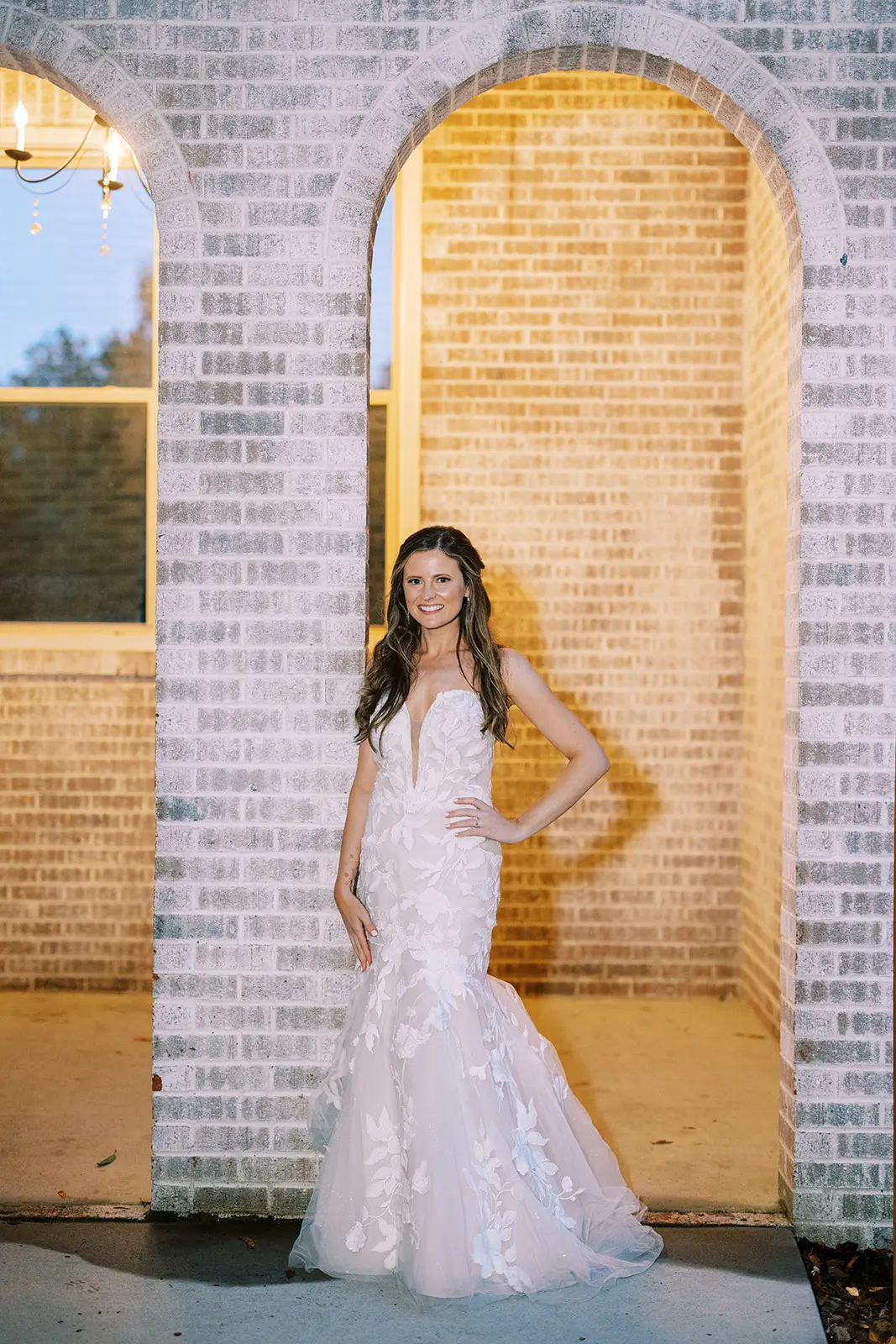 Bride In Floral Mermaid Hattie Rebecca Ingram