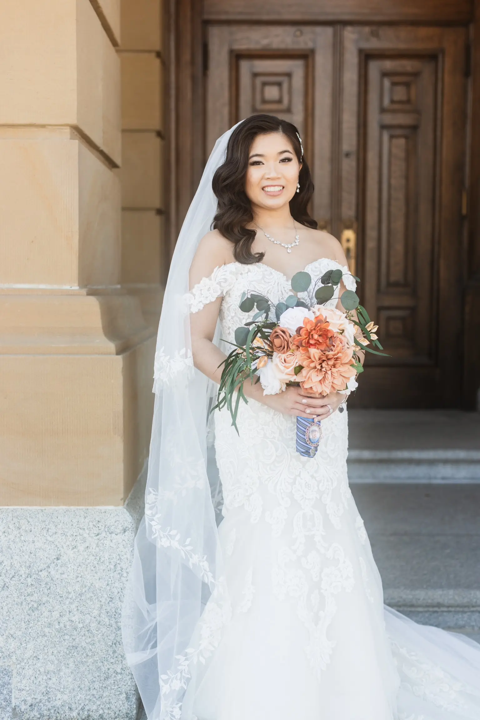Bride wearing Fiona by Maggie Sottero